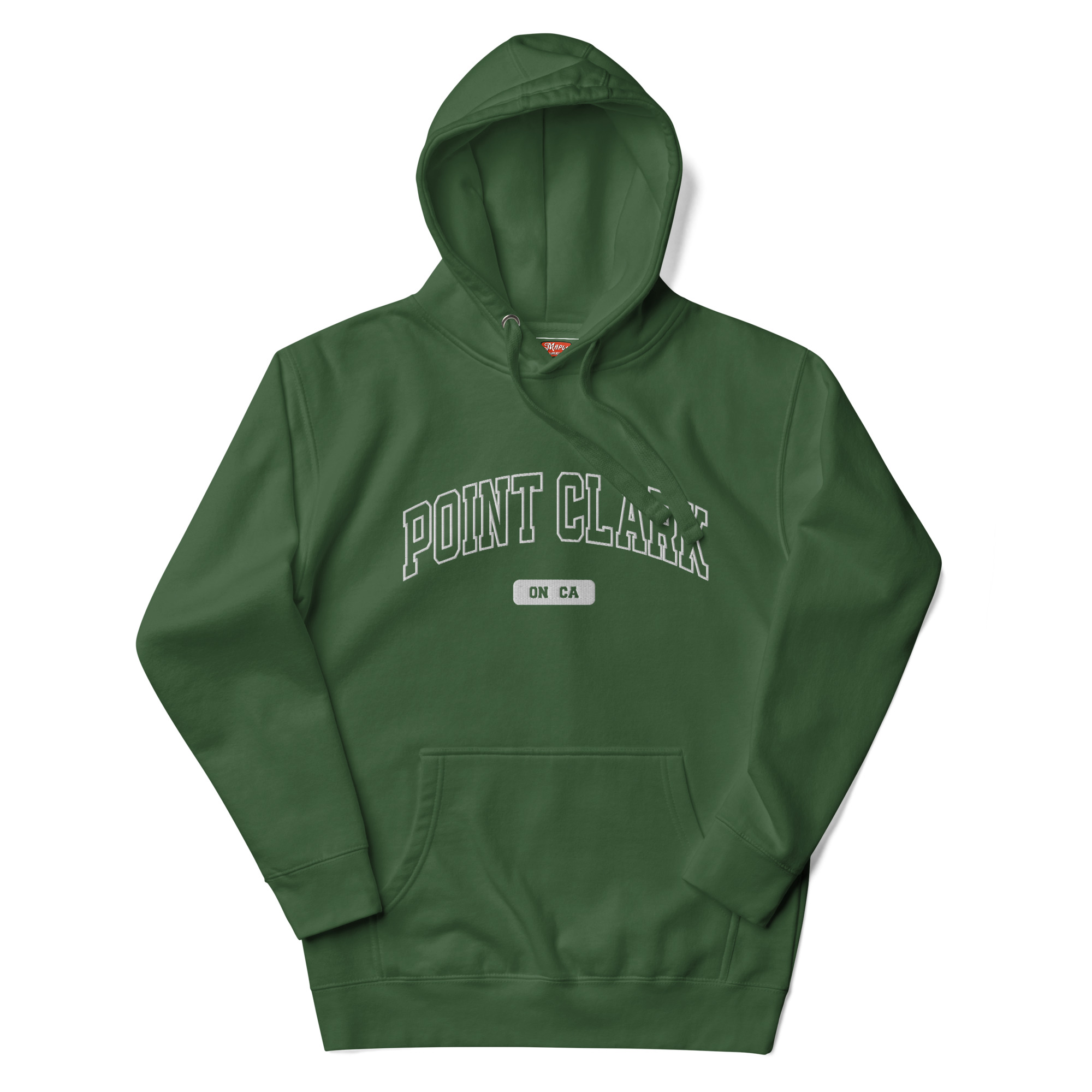 Unisex Point Clark, Ontario Embroidered Hoodie - Image 8