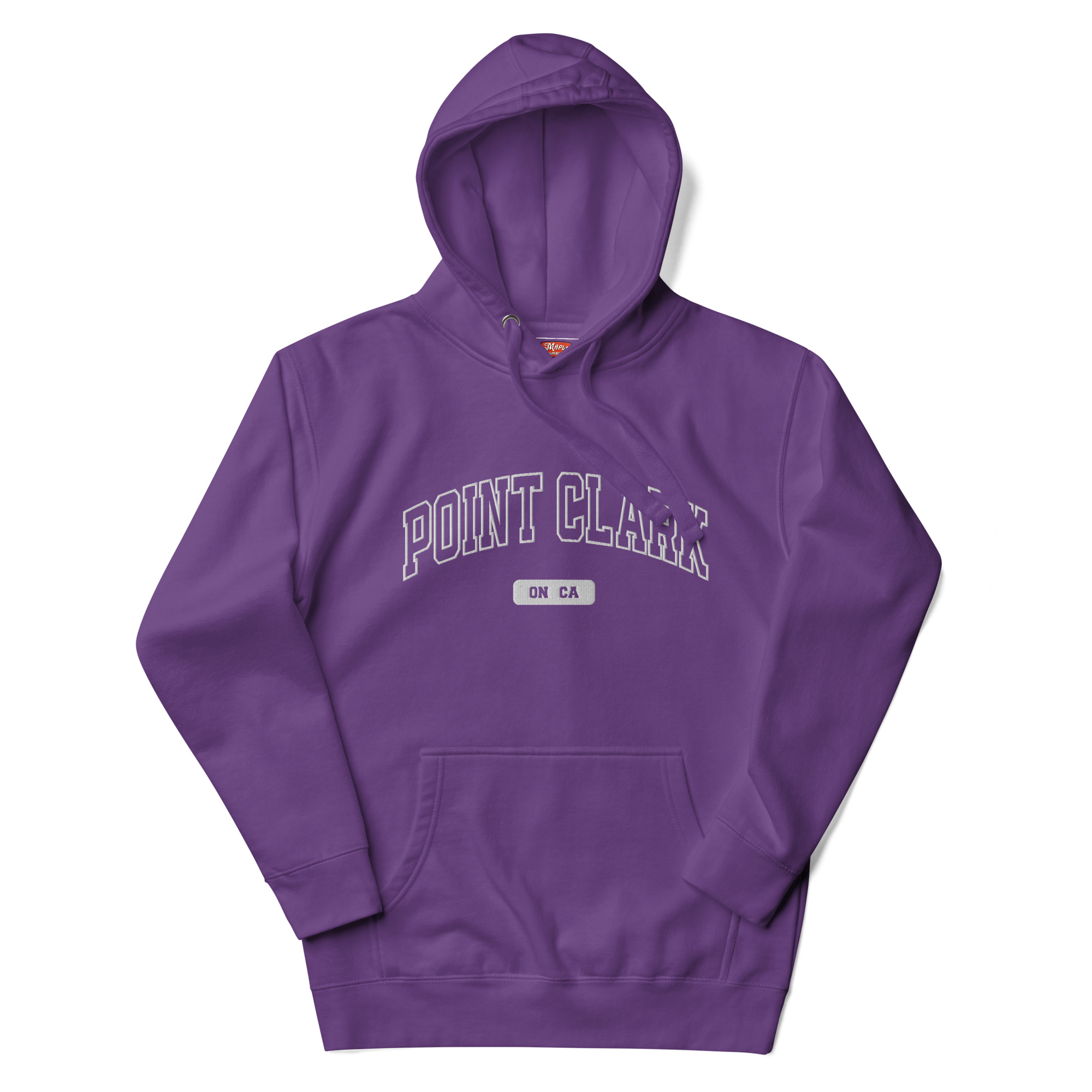Unisex Point Clark, Ontario Embroidered Hoodie - Image 7