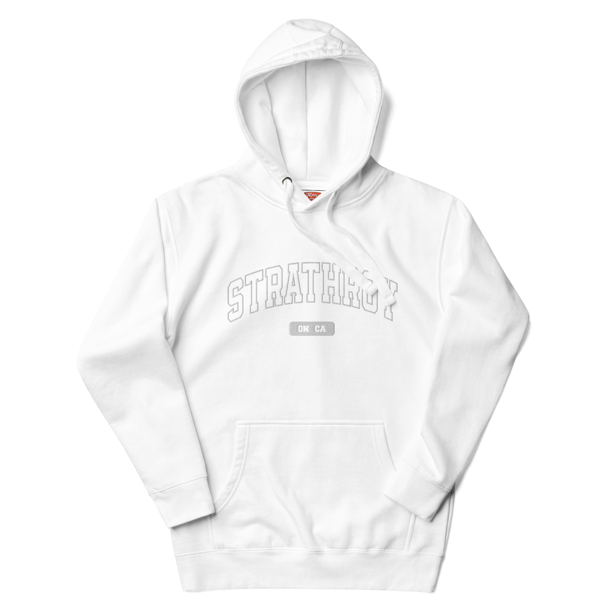 Unisex Strathroy, Ontario Embroidered Hoodie - Image 13