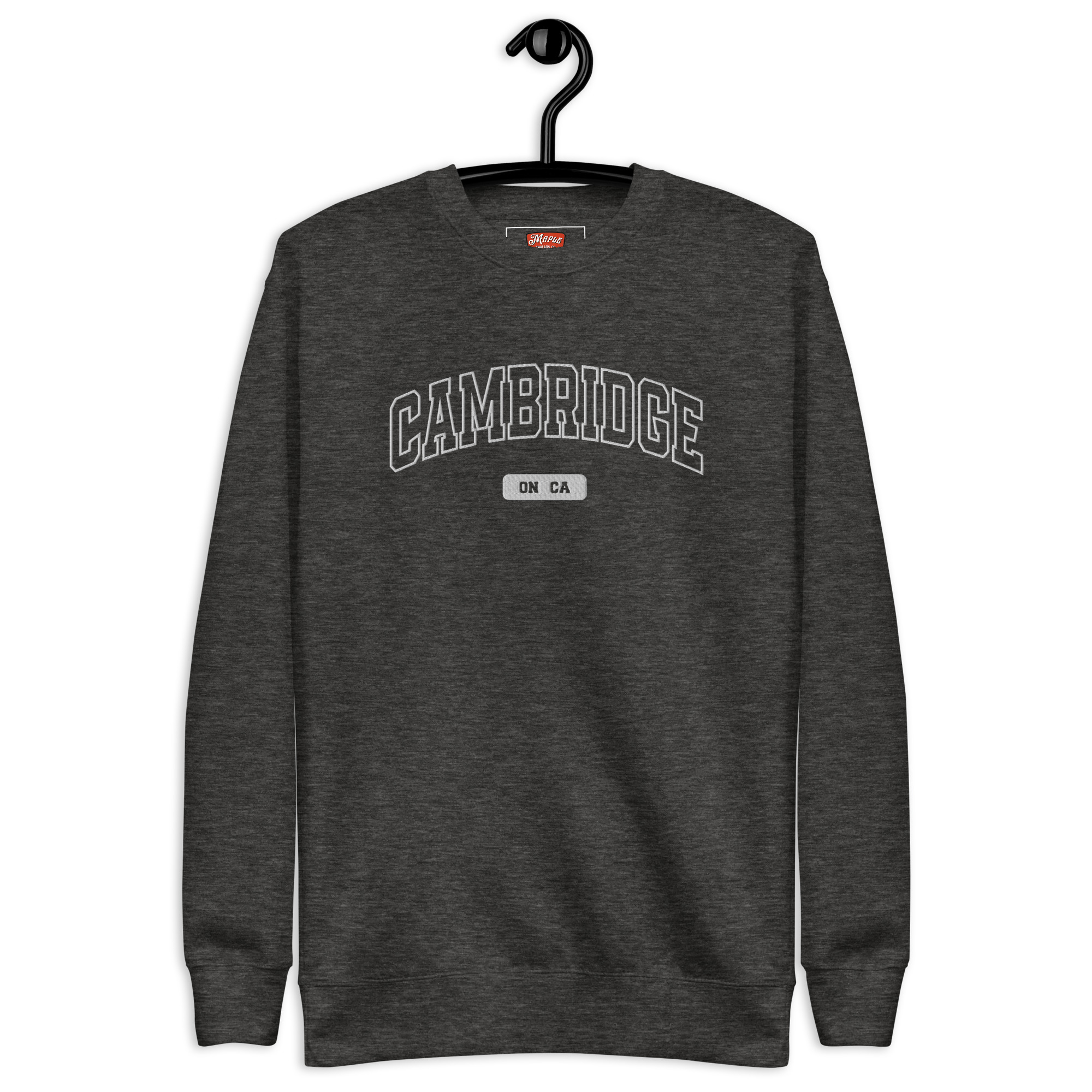 Unisex Cambridge, Ontario Premium Embroidered Sweatshirt - Image 3