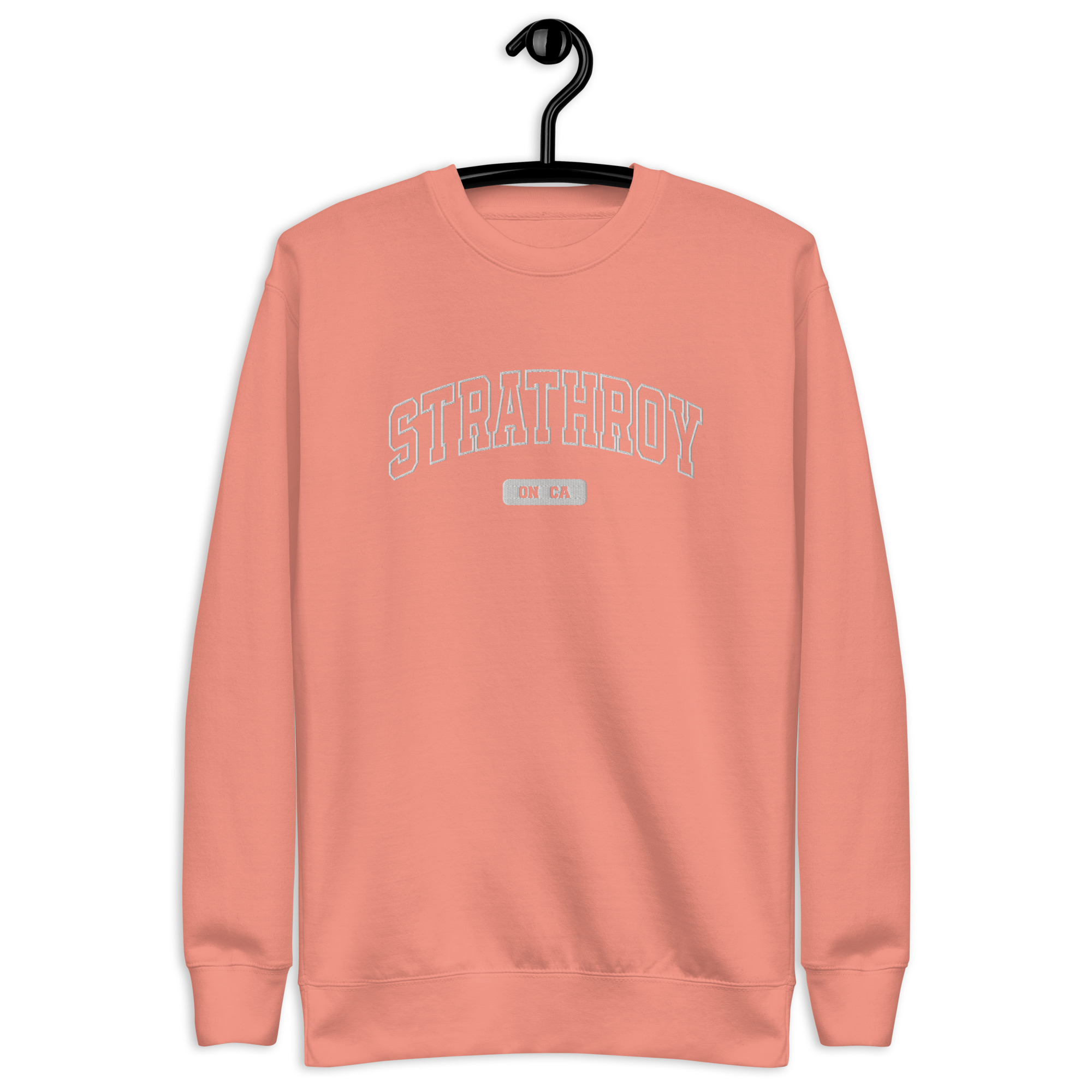 Unisex Strathroy, Ontario Embroidered Premium Sweatshirt - Image 5