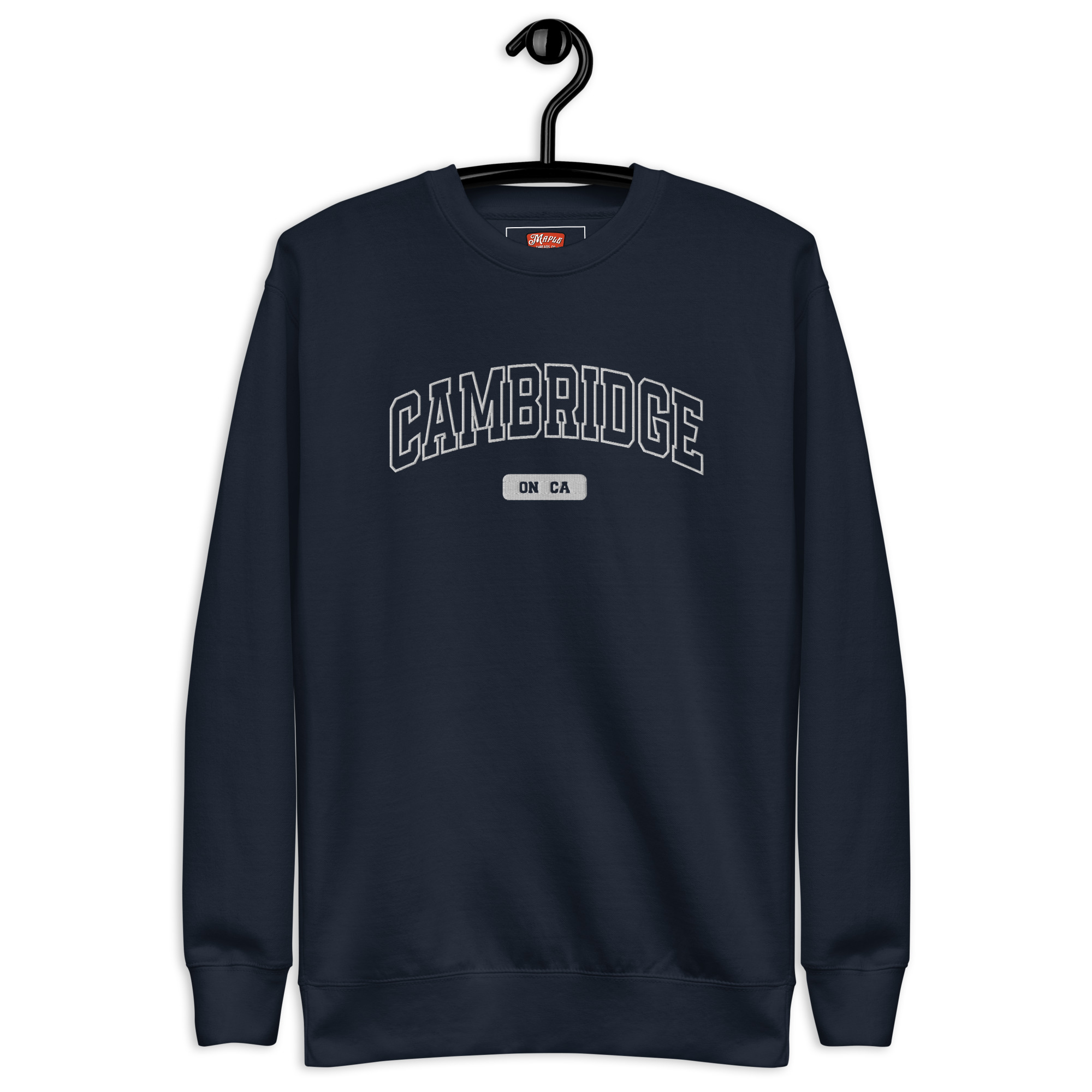 Unisex Cambridge, Ontario Premium Embroidered Sweatshirt - Image 2