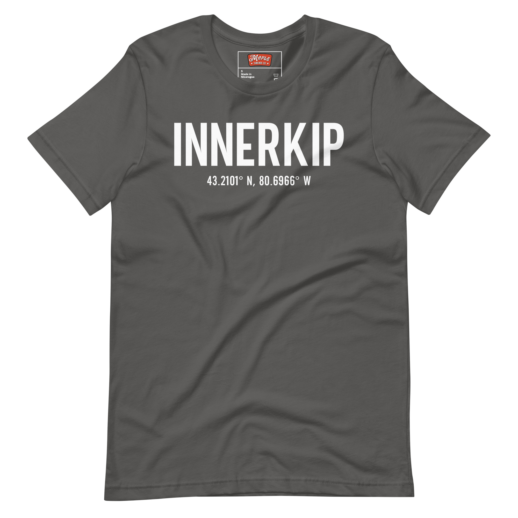 Unisex Innerkip, Ontario Coordinates T-Shirt - Image 5