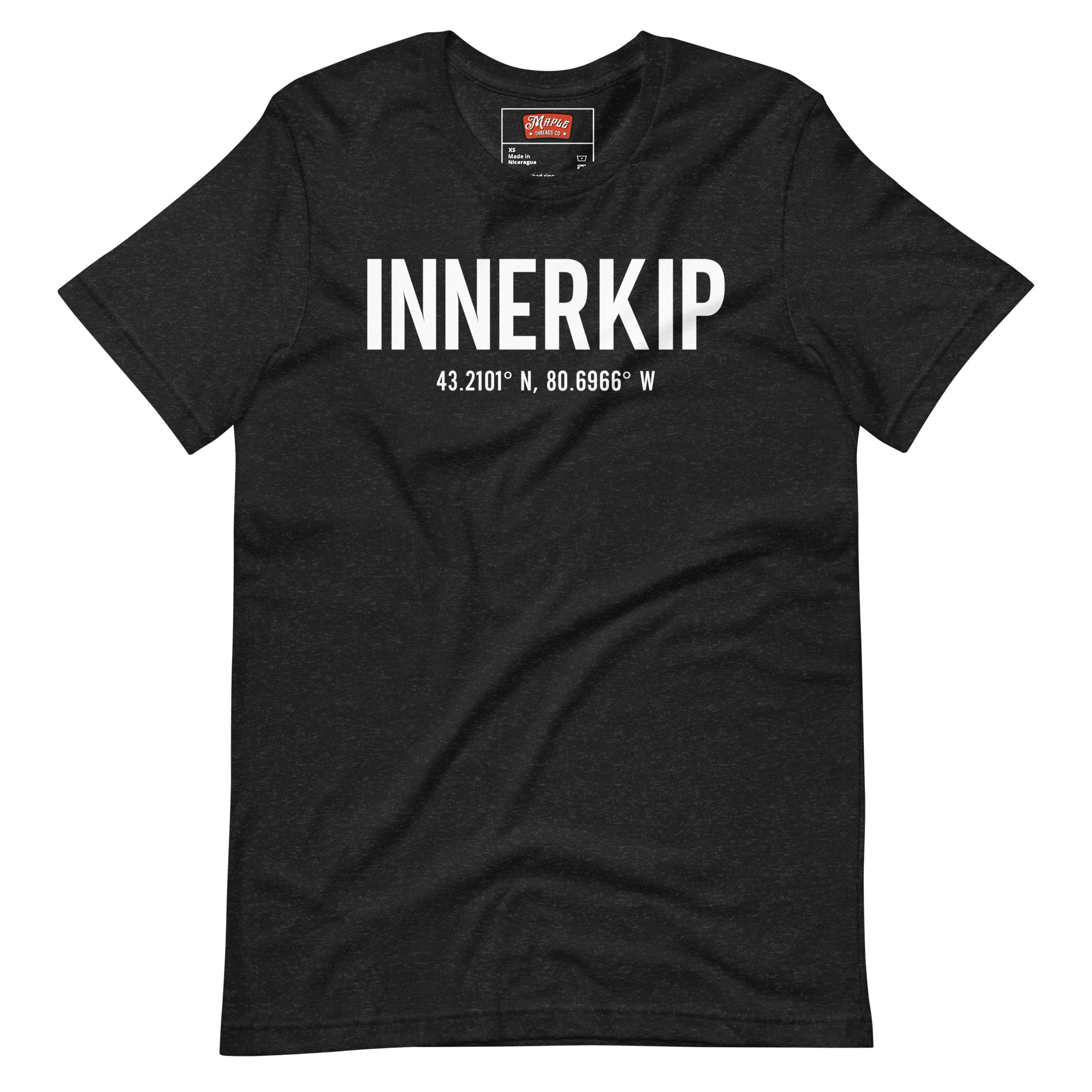 Unisex Innerkip, Ontario Coordinates T-Shirt