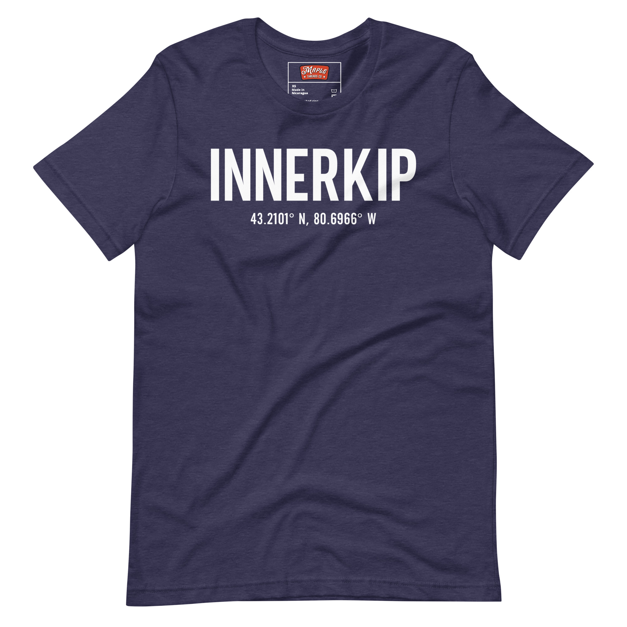 Unisex Innerkip, Ontario Coordinates T-Shirt - Image 2