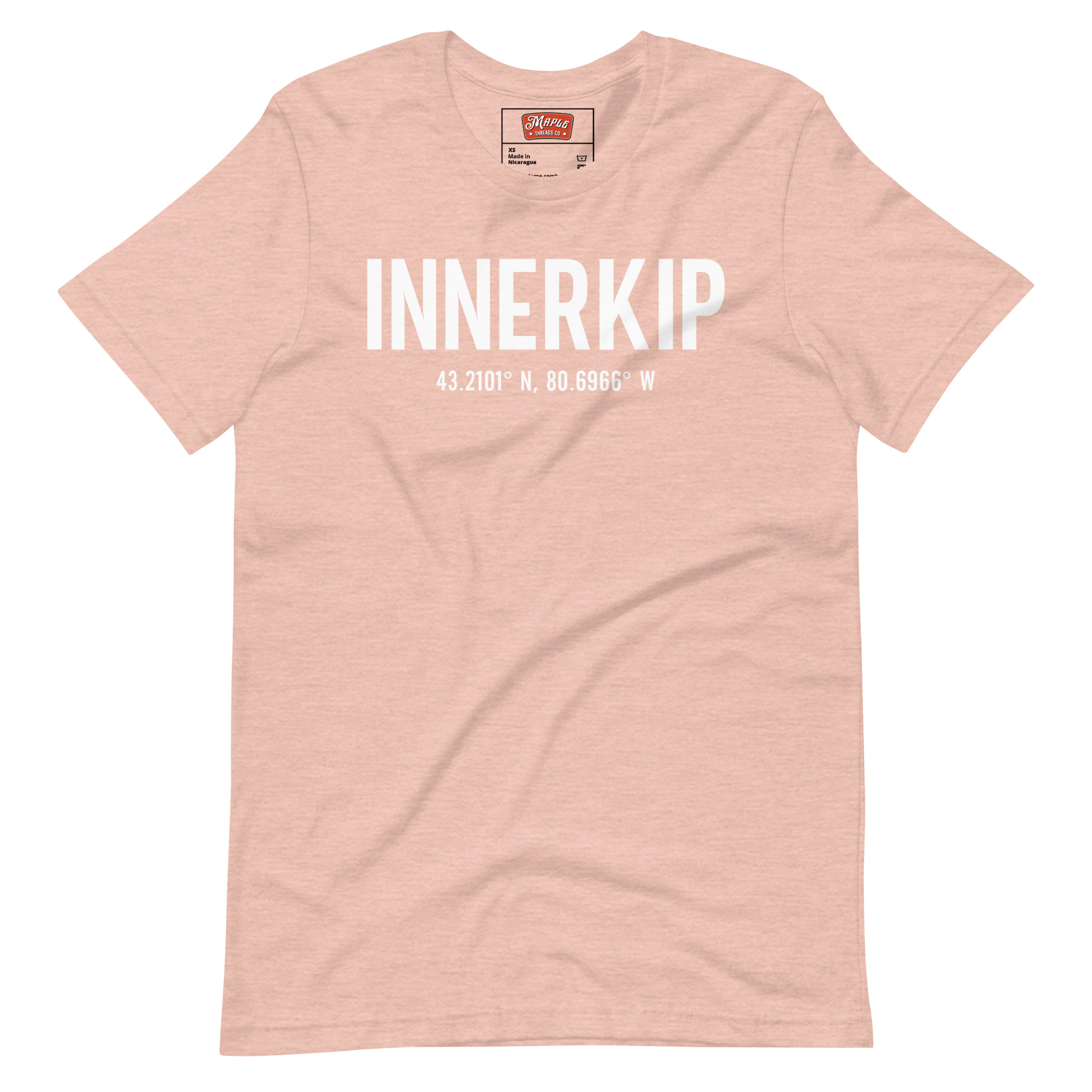 Unisex Innerkip, Ontario Coordinates T-Shirt - Image 8