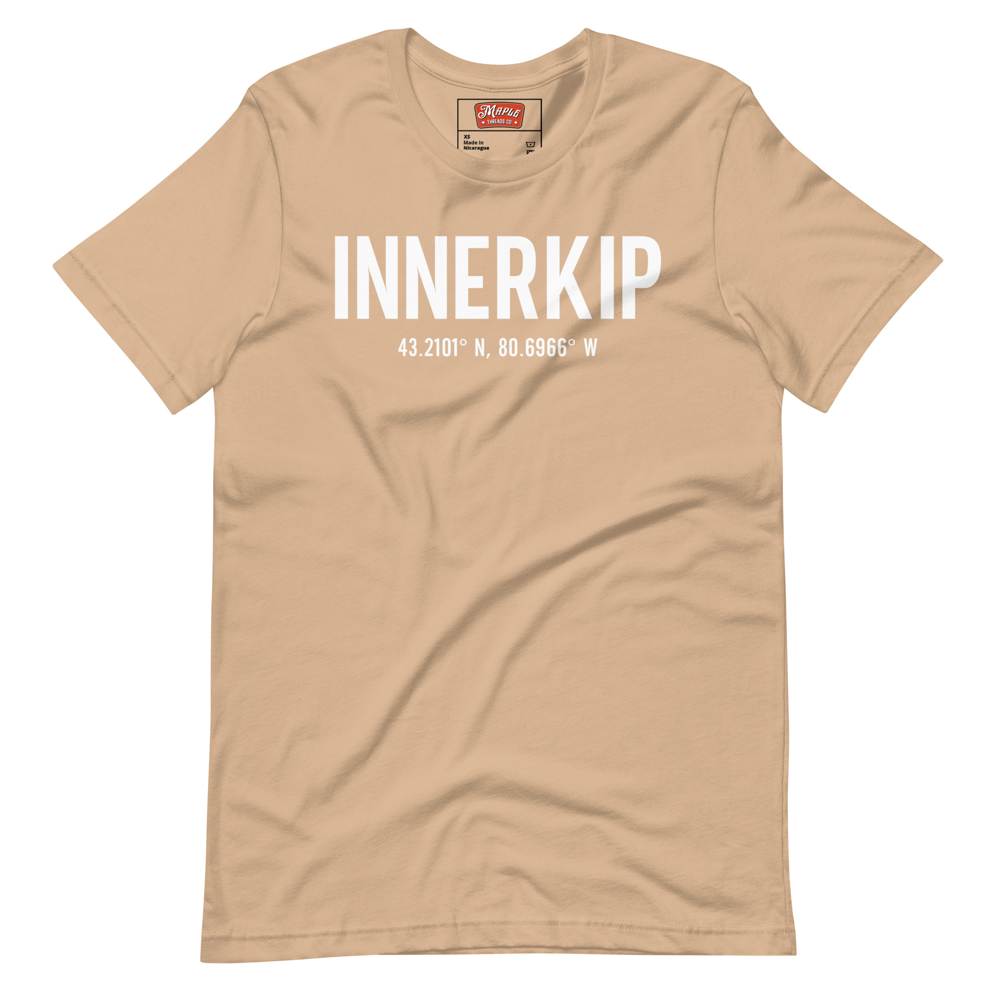 Unisex Innerkip, Ontario Coordinates T-Shirt - Image 7