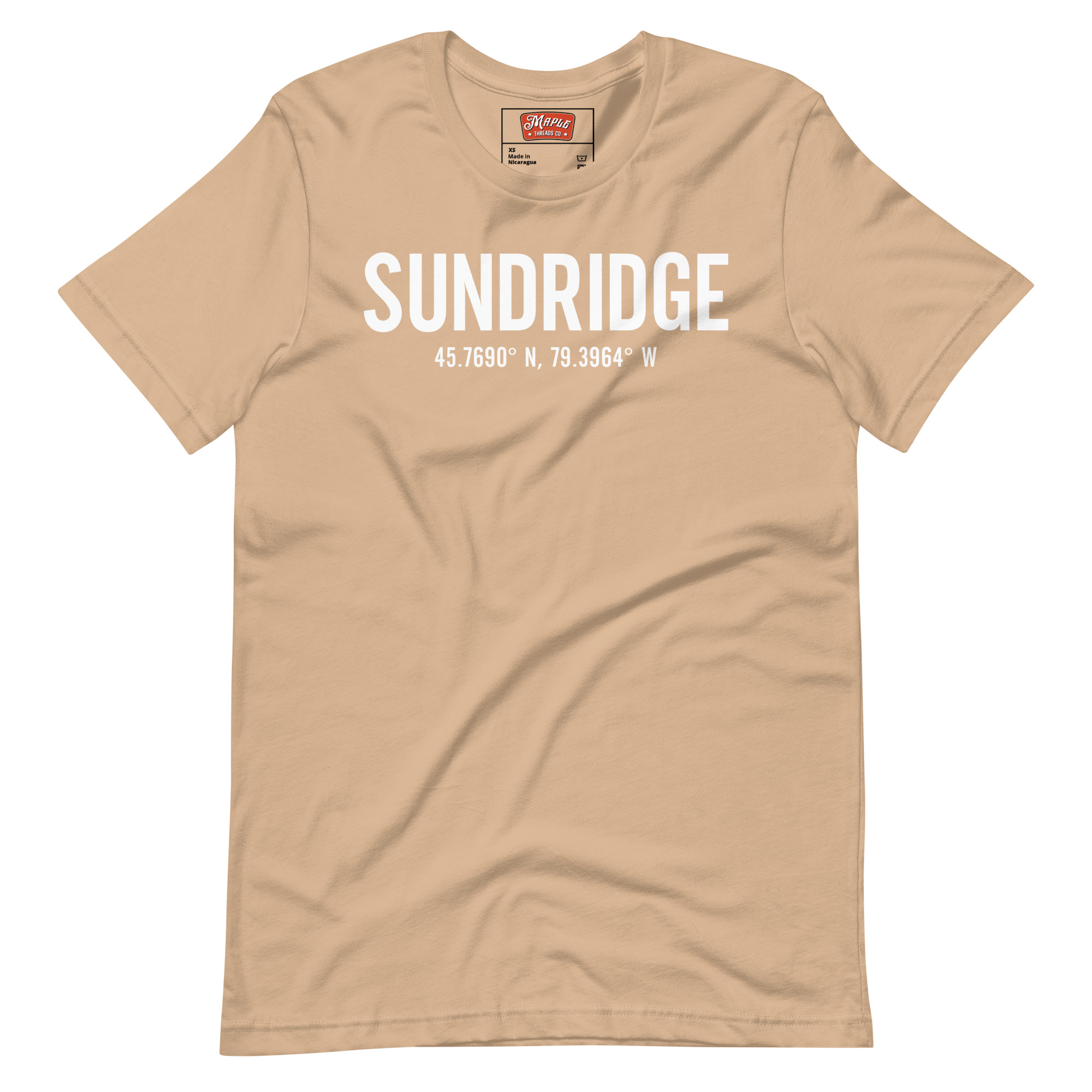 Unisex Sundridge, Ontario Coordinates T-Shirt - Image 13