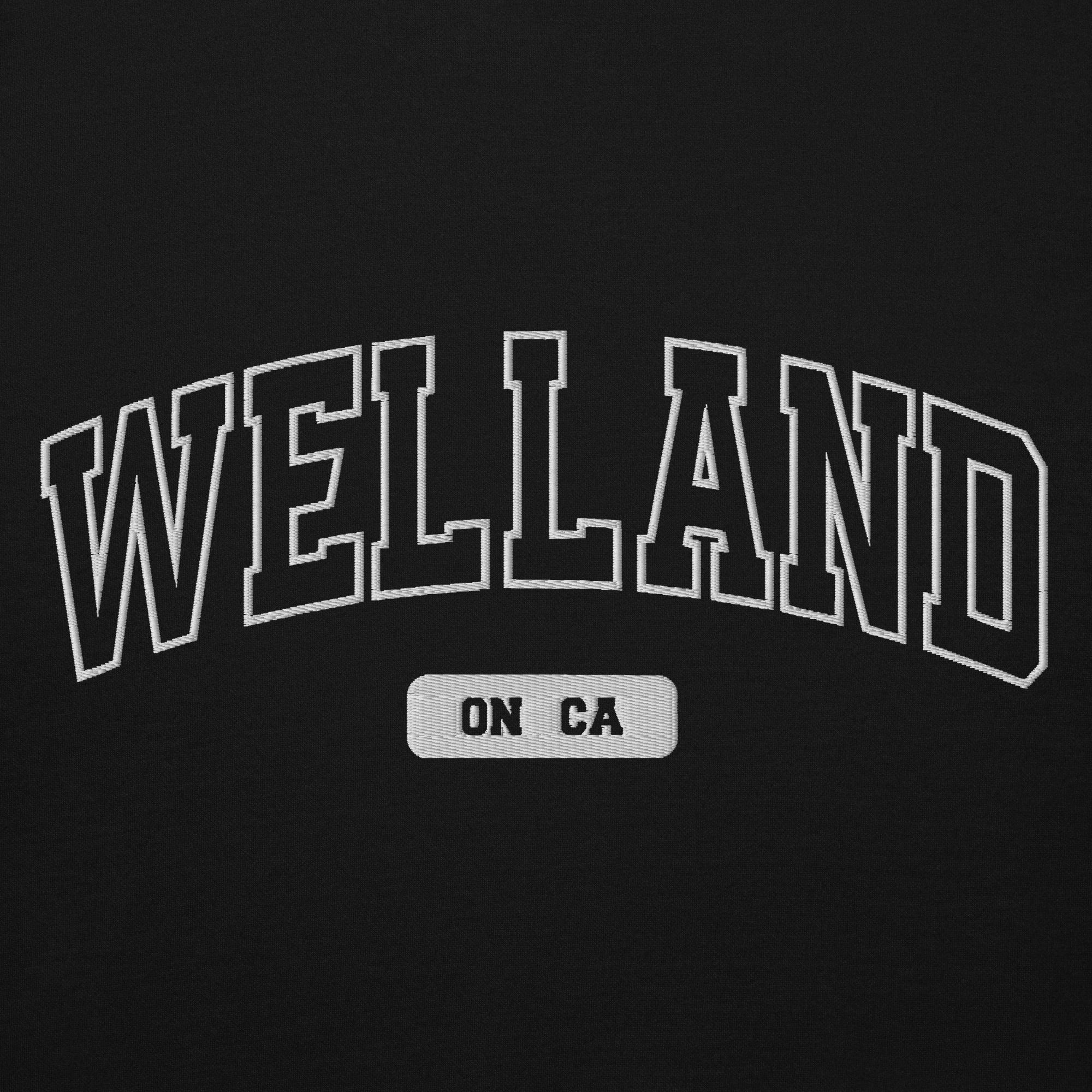 Unisex Welland, Ontario Embroidered Hoodie - Image 2