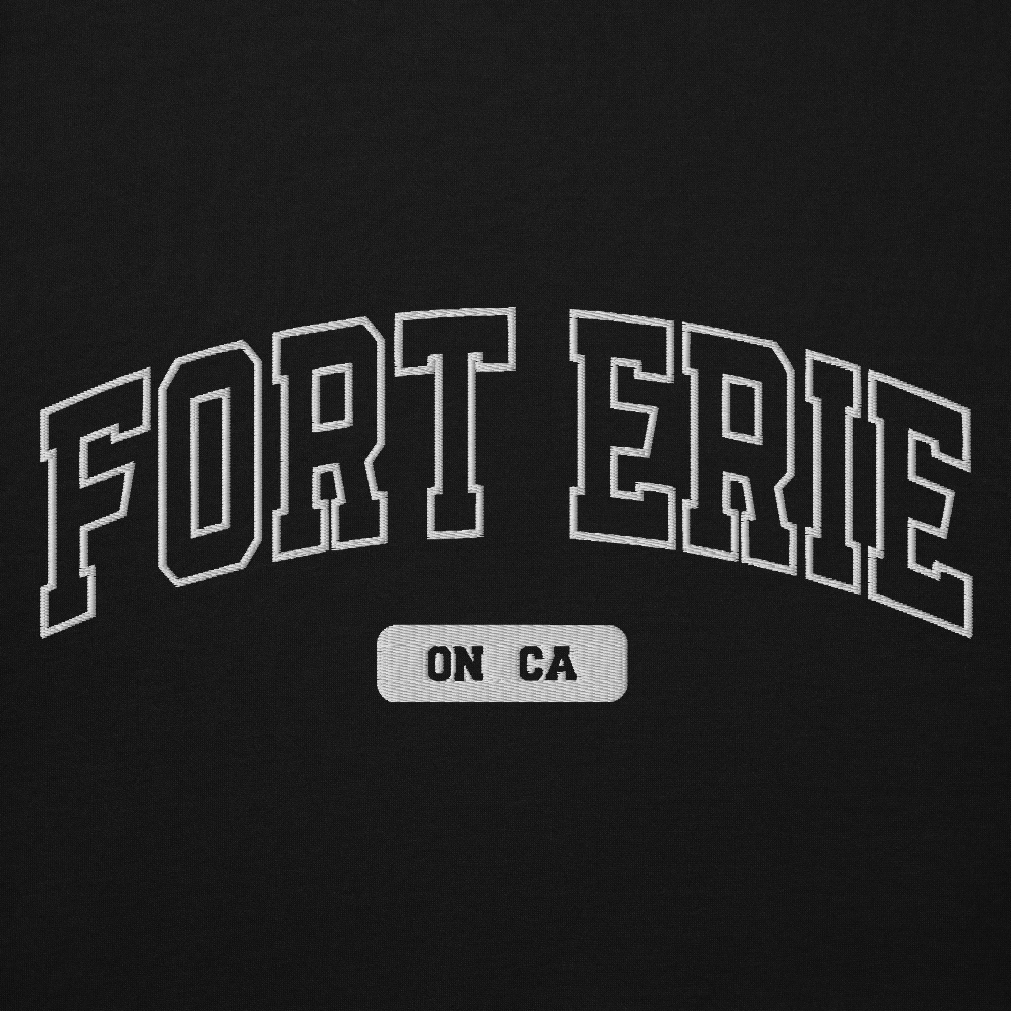 Unisex Fort Erie, Ontario Embroidered Hoodie - Image 2