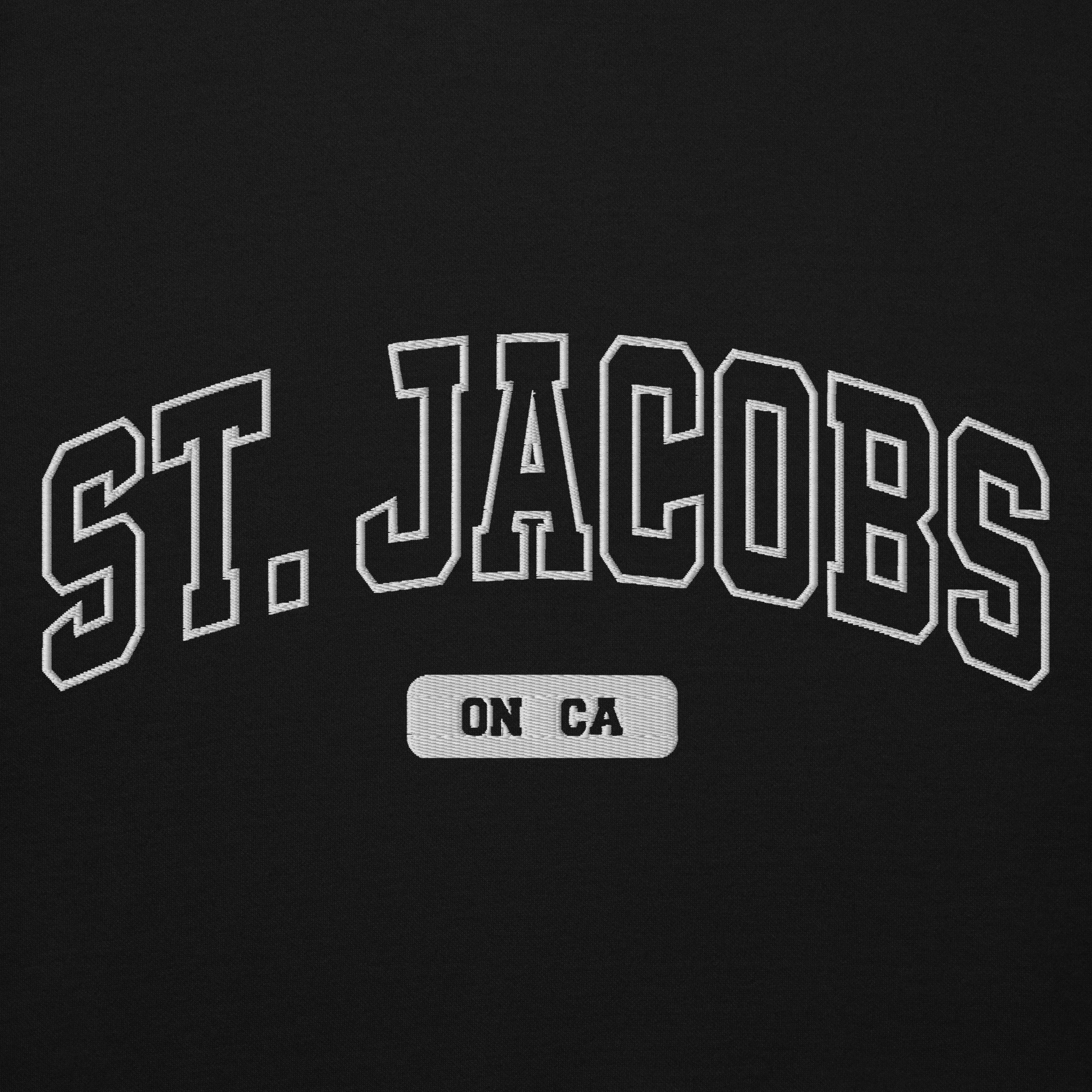 Unisex St Jacobs, Ontario Embroidered Hoodie - Image 2