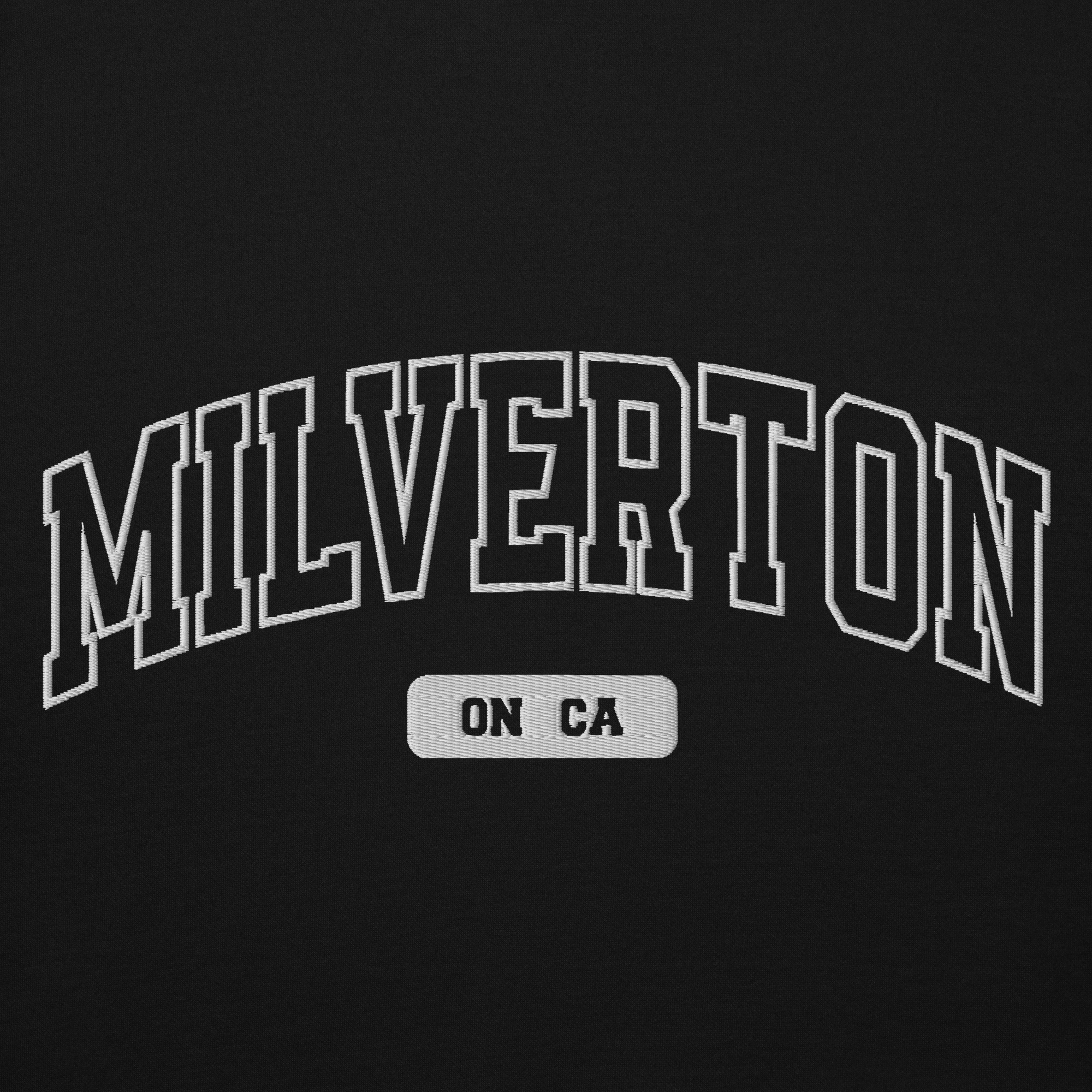 Unisex Milverton, Ontario Embroidered Hoodie - Image 2