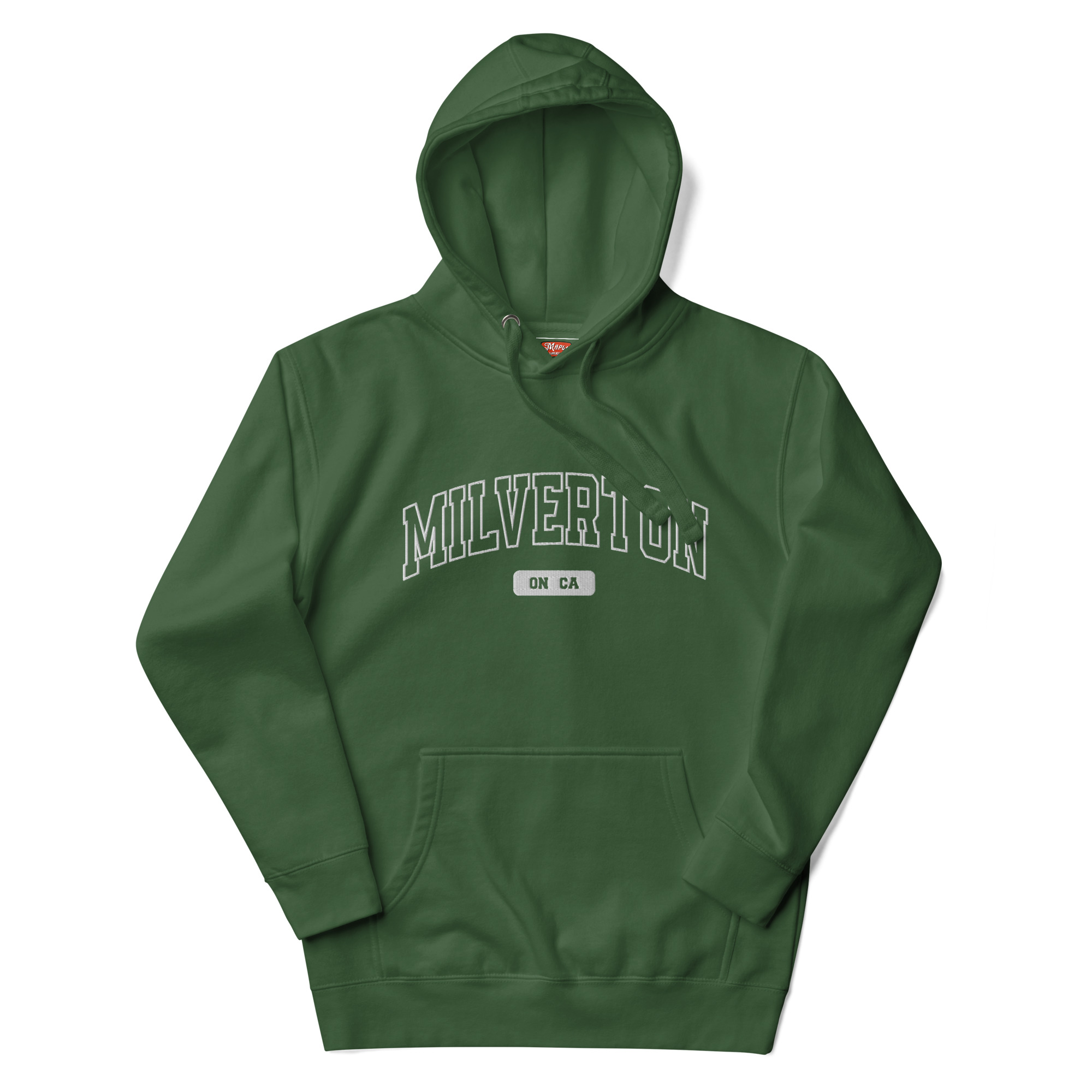 Unisex Milverton, Ontario Embroidered Hoodie - Image 8