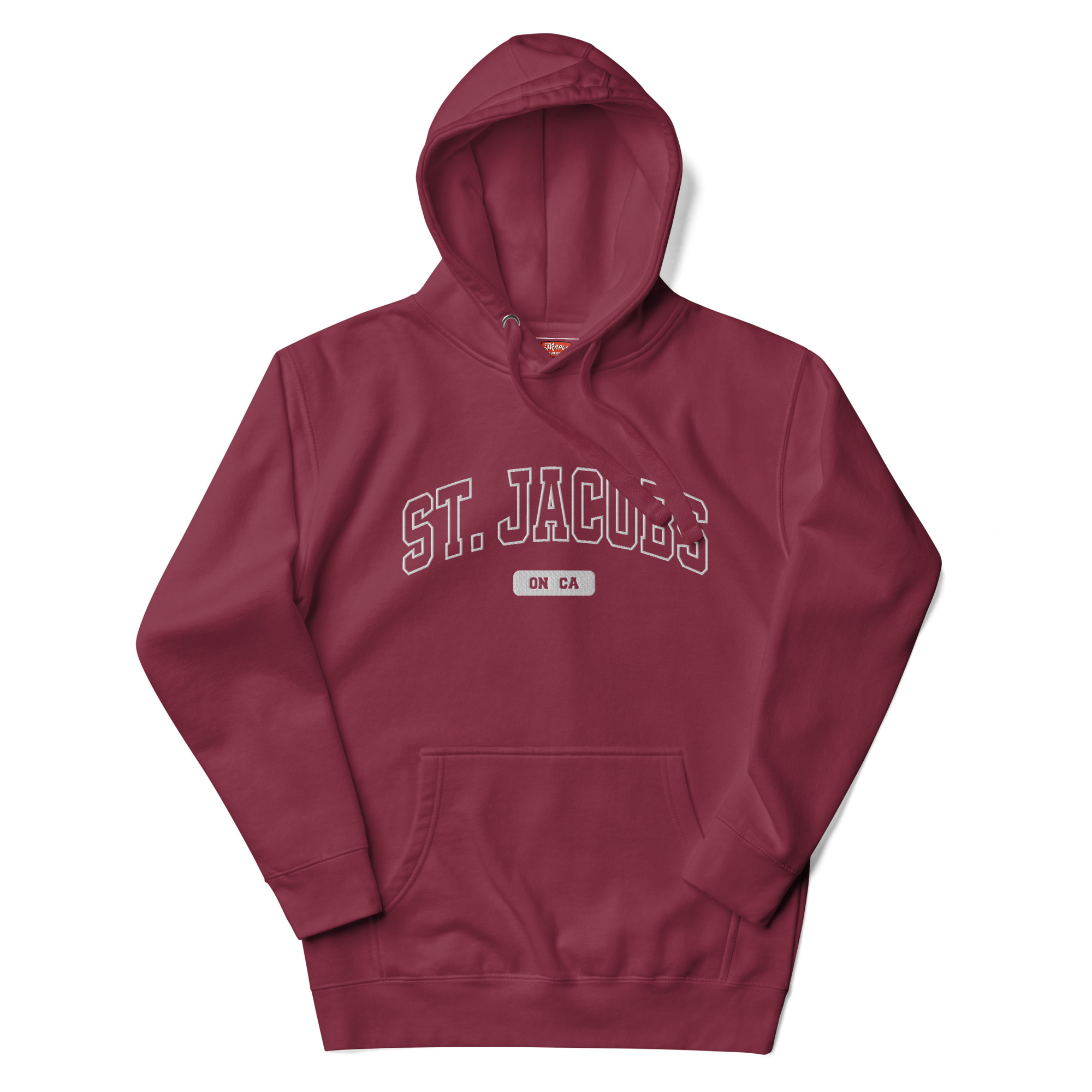 Unisex St Jacobs, Ontario Embroidered Hoodie - Image 4