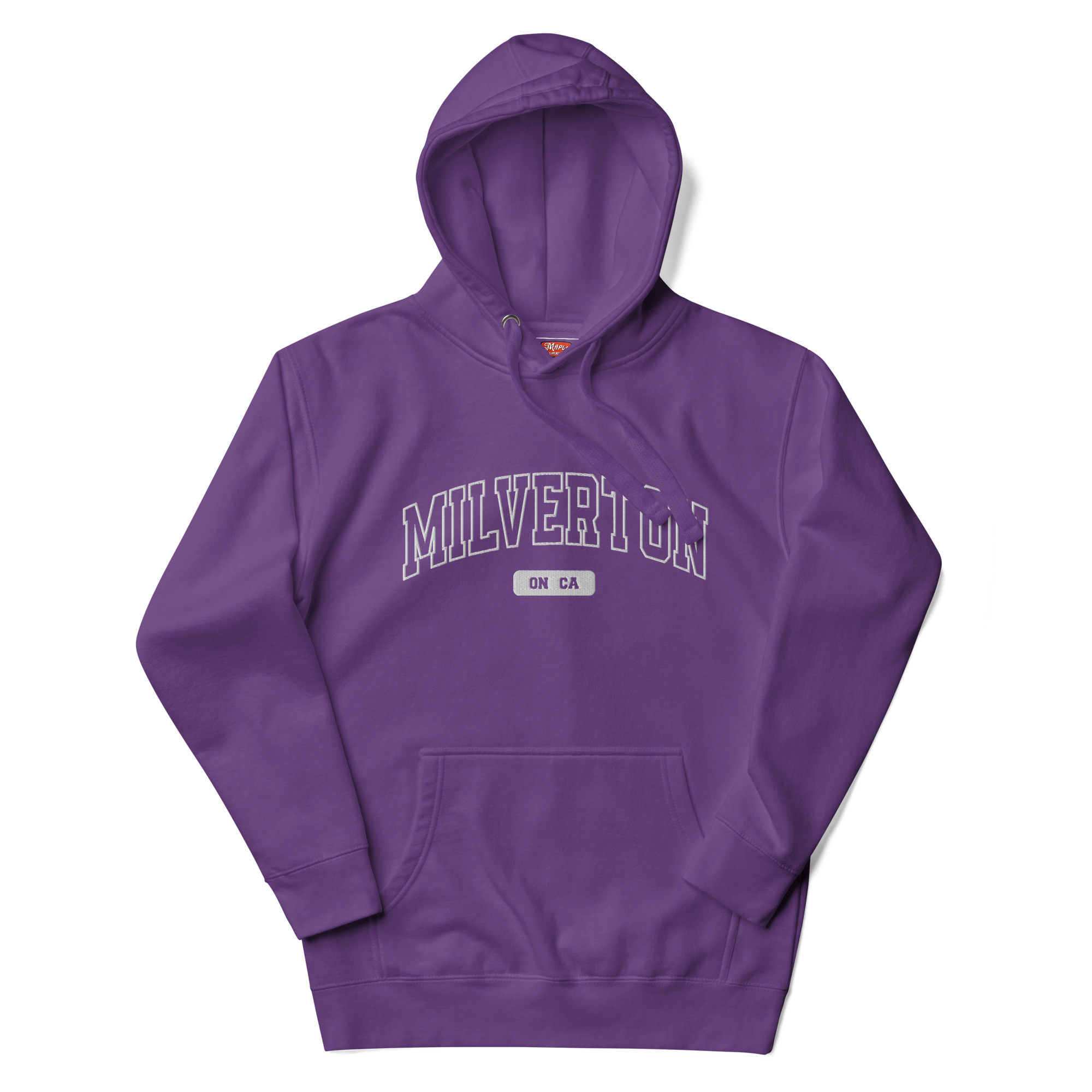 Unisex Milverton, Ontario Embroidered Hoodie - Image 7