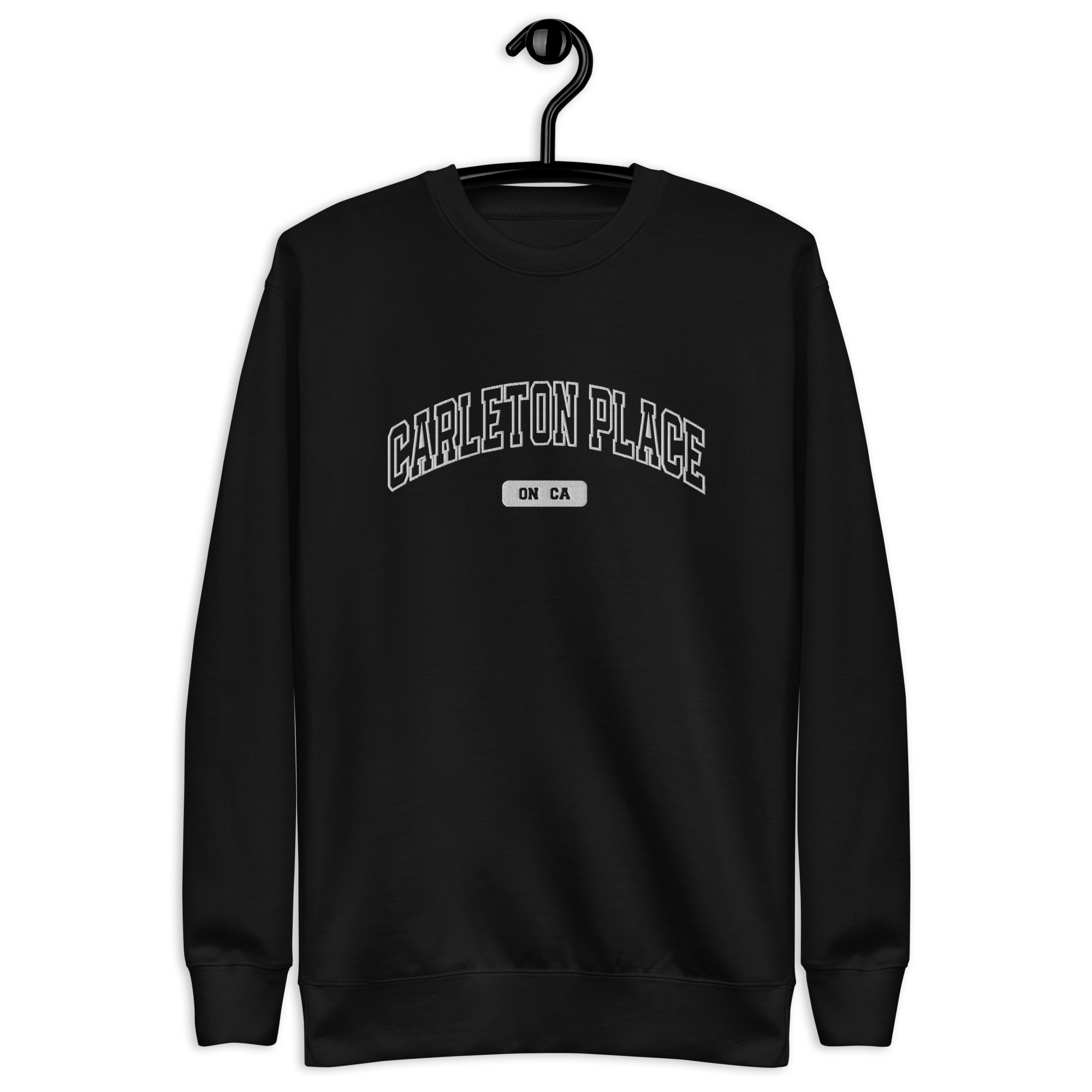 Unisex Carleton Place, Ontario Embroidered Premium Sweatshirt