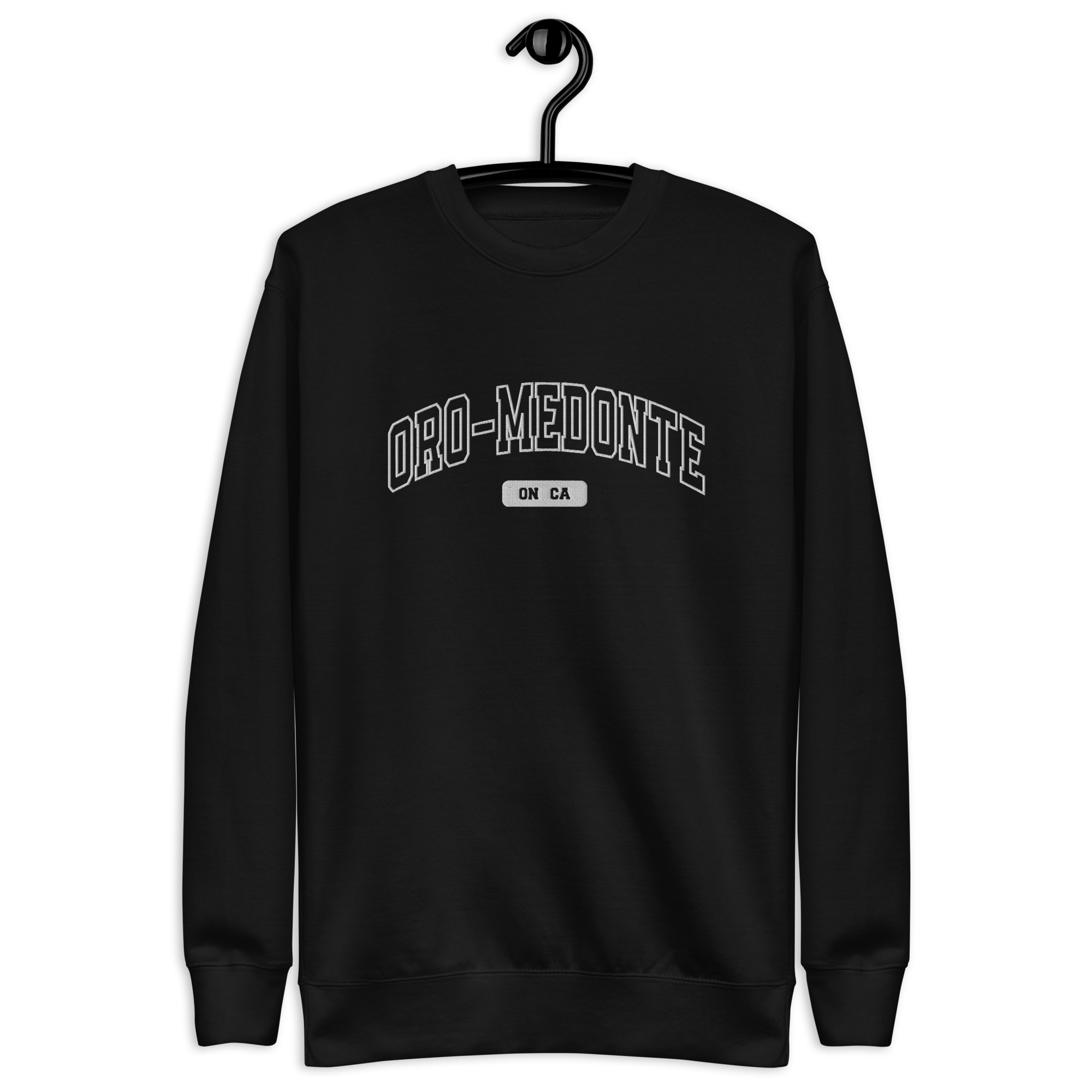 Unisex Oro-Medonte, Ontario Embroidered Premium Sweatshirt