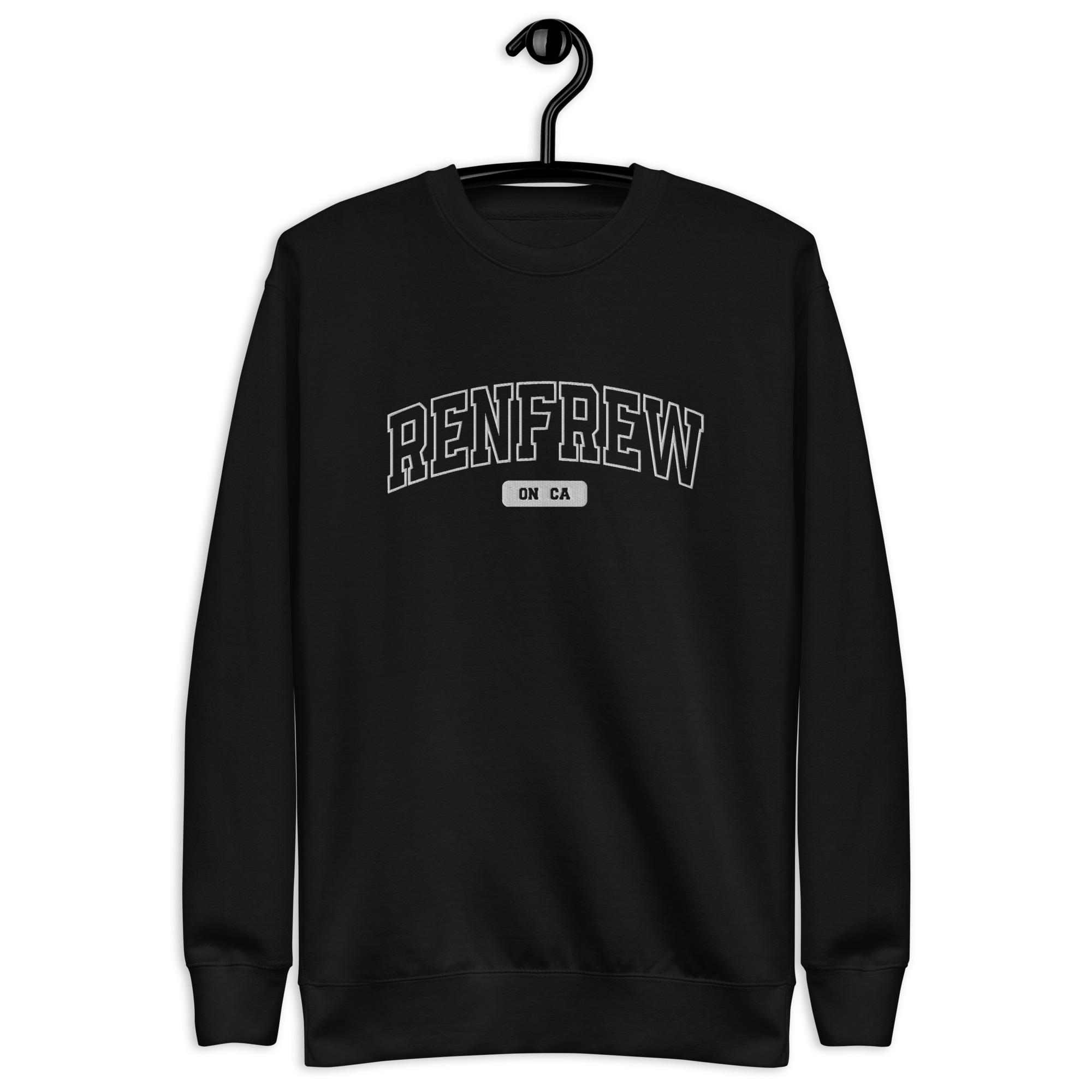 Unisex Renfrew, Ontario Embroidered Premium Sweatshirt