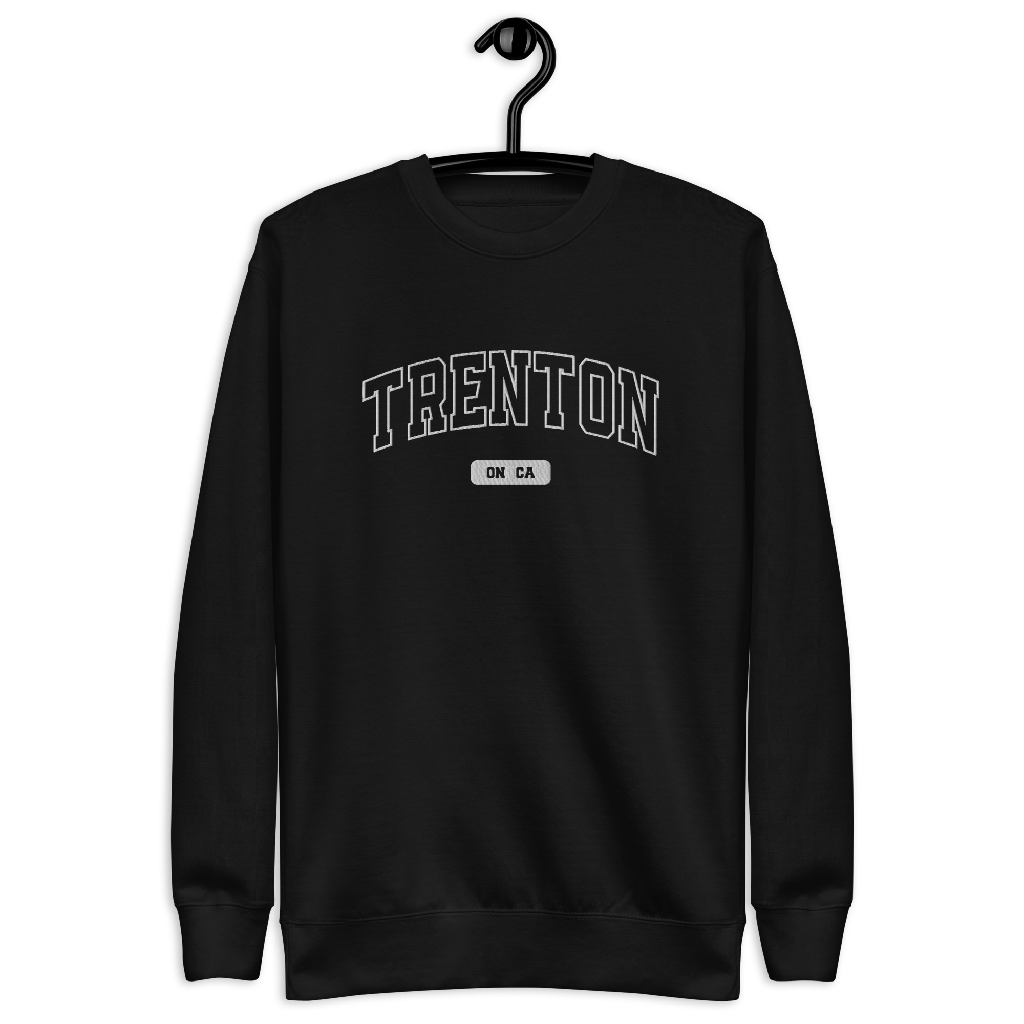 Unisex Trenton, Ontario Embroidered Premium Sweatshirt