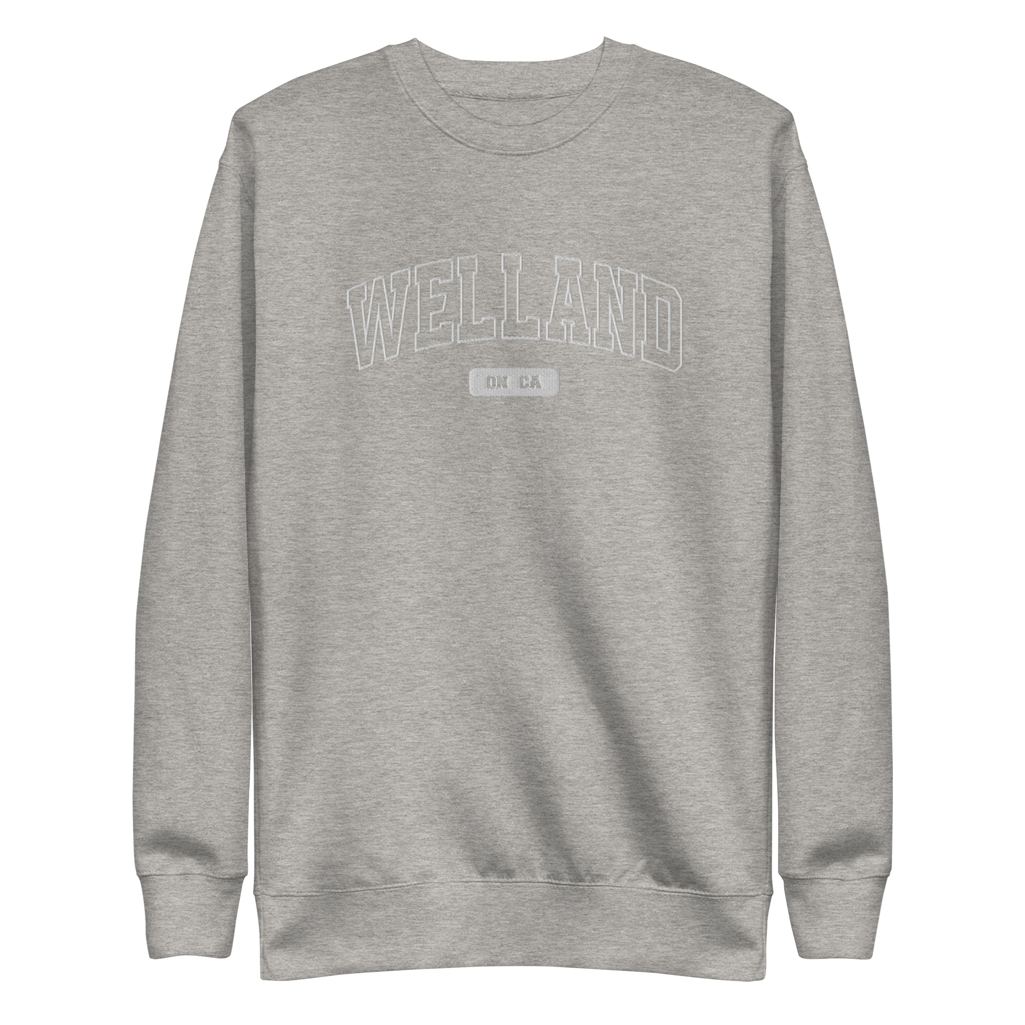 Unisex Welland, Ontario Embroidered Premium Sweatshirt - Image 6