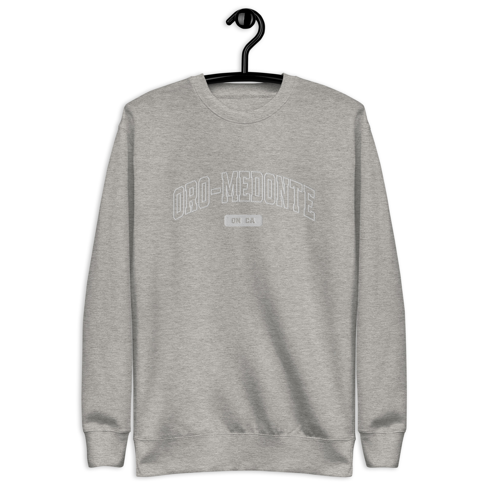 Unisex Oro-Medonte, Ontario Embroidered Premium Sweatshirt - Image 6
