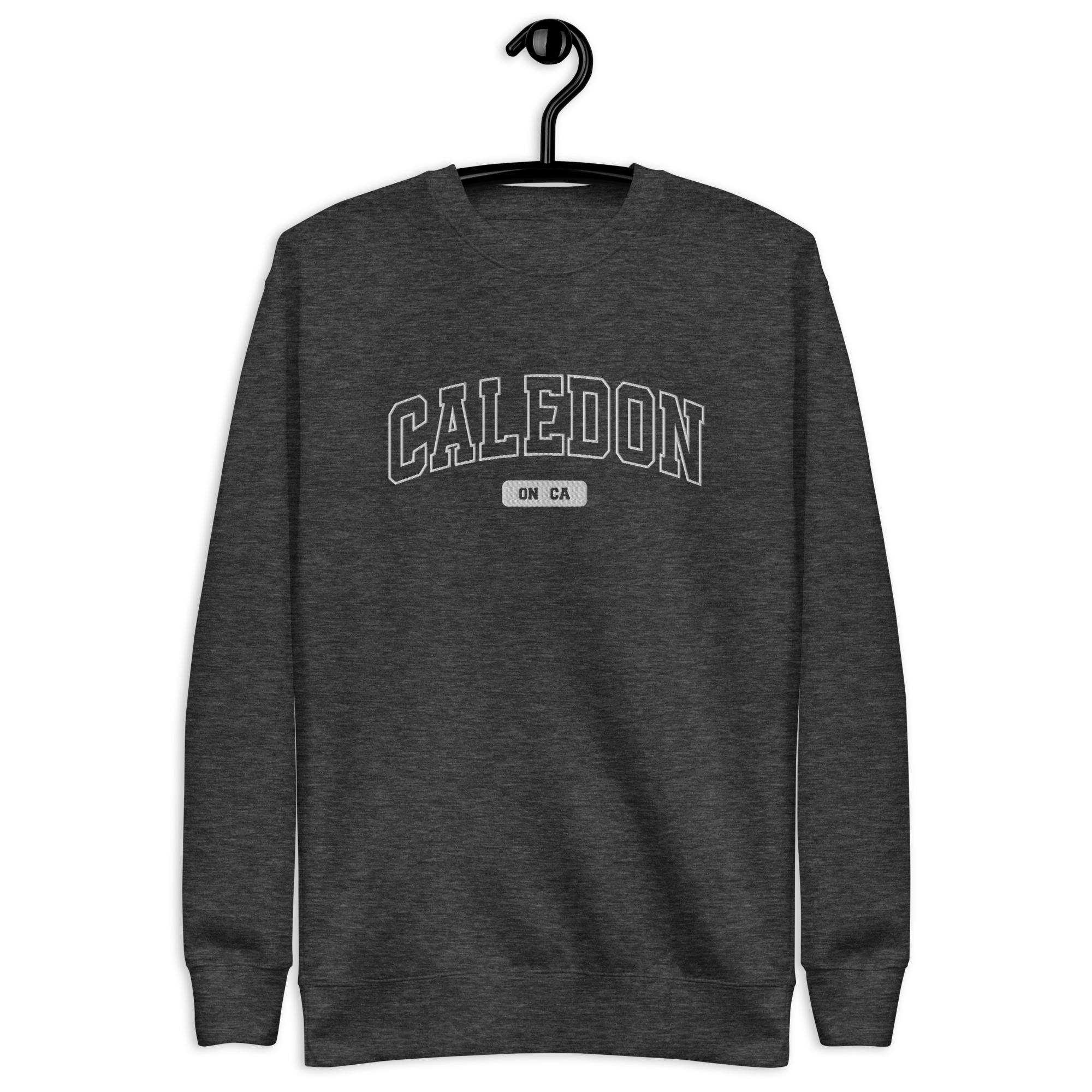 Unisex Caledon, Ontario Embroidered Premium Sweatshirt - Image 3