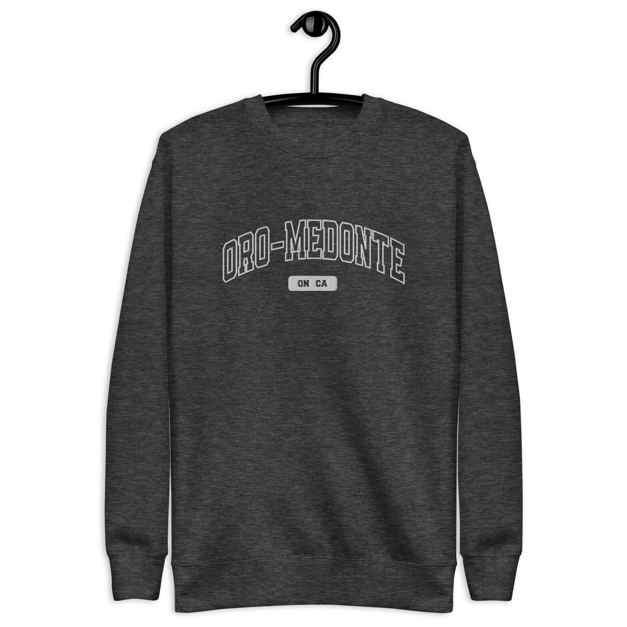 Unisex Oro-Medonte, Ontario Embroidered Premium Sweatshirt - Image 3