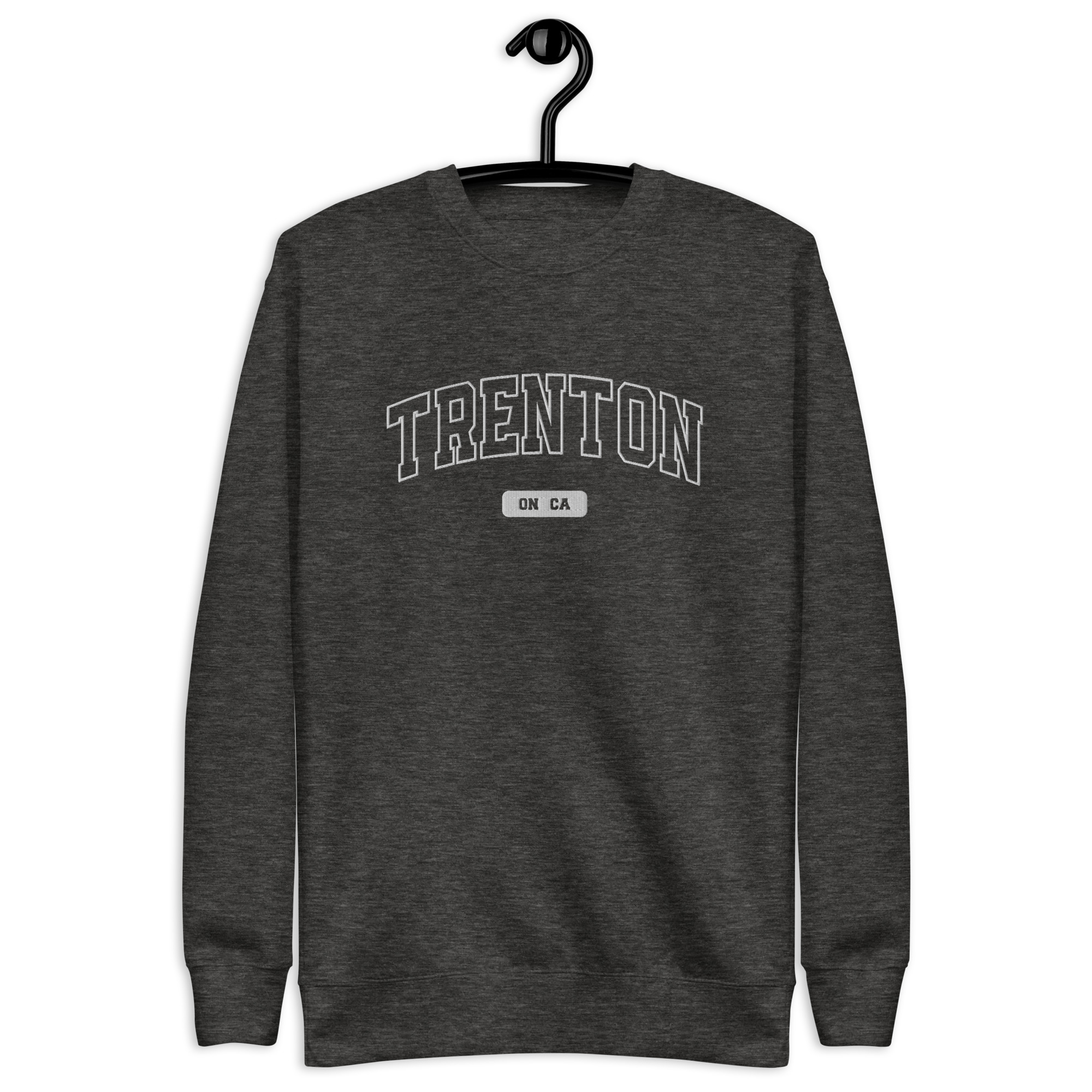 Unisex Trenton, Ontario Embroidered Premium Sweatshirt - Image 3