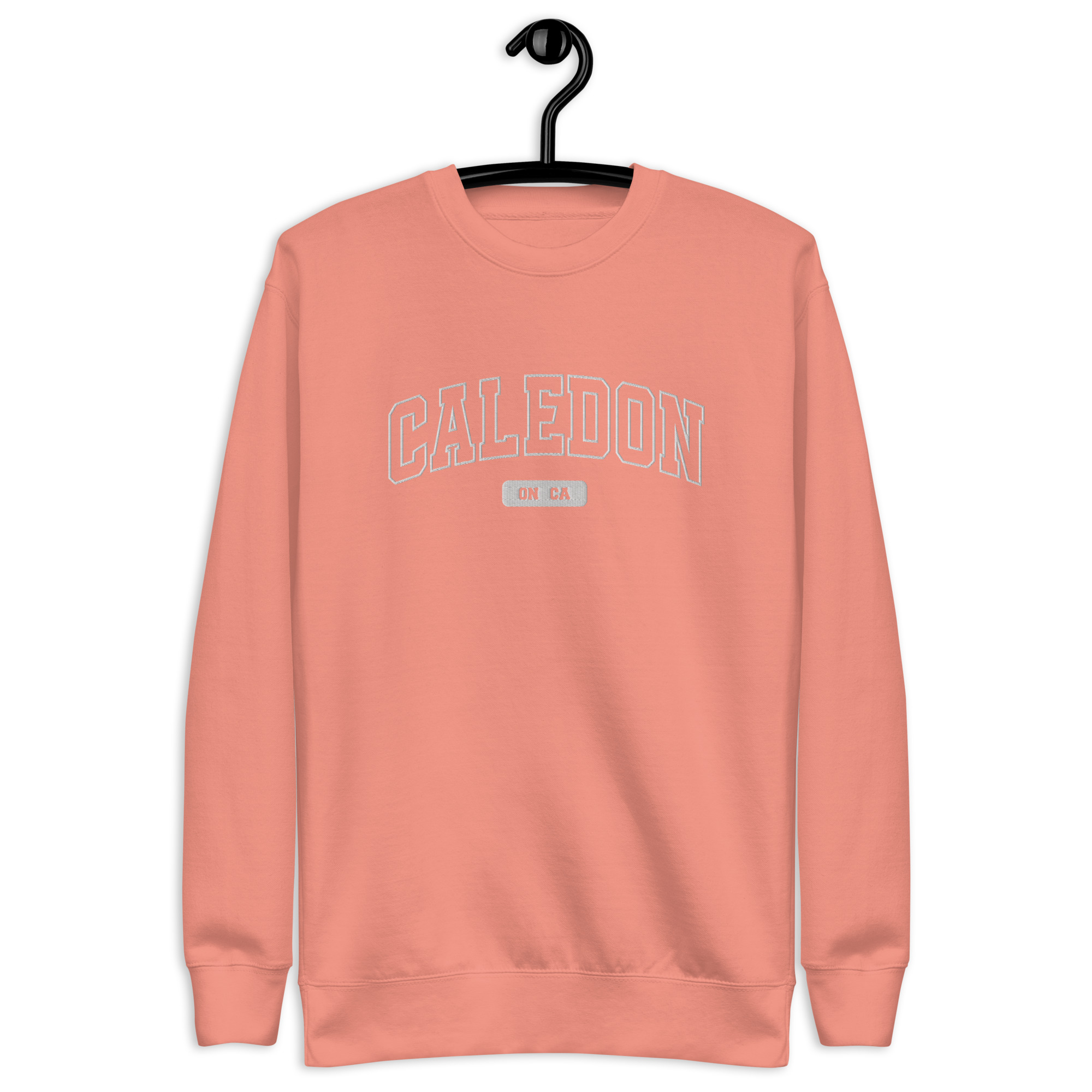 Unisex Caledon, Ontario Embroidered Premium Sweatshirt - Image 5