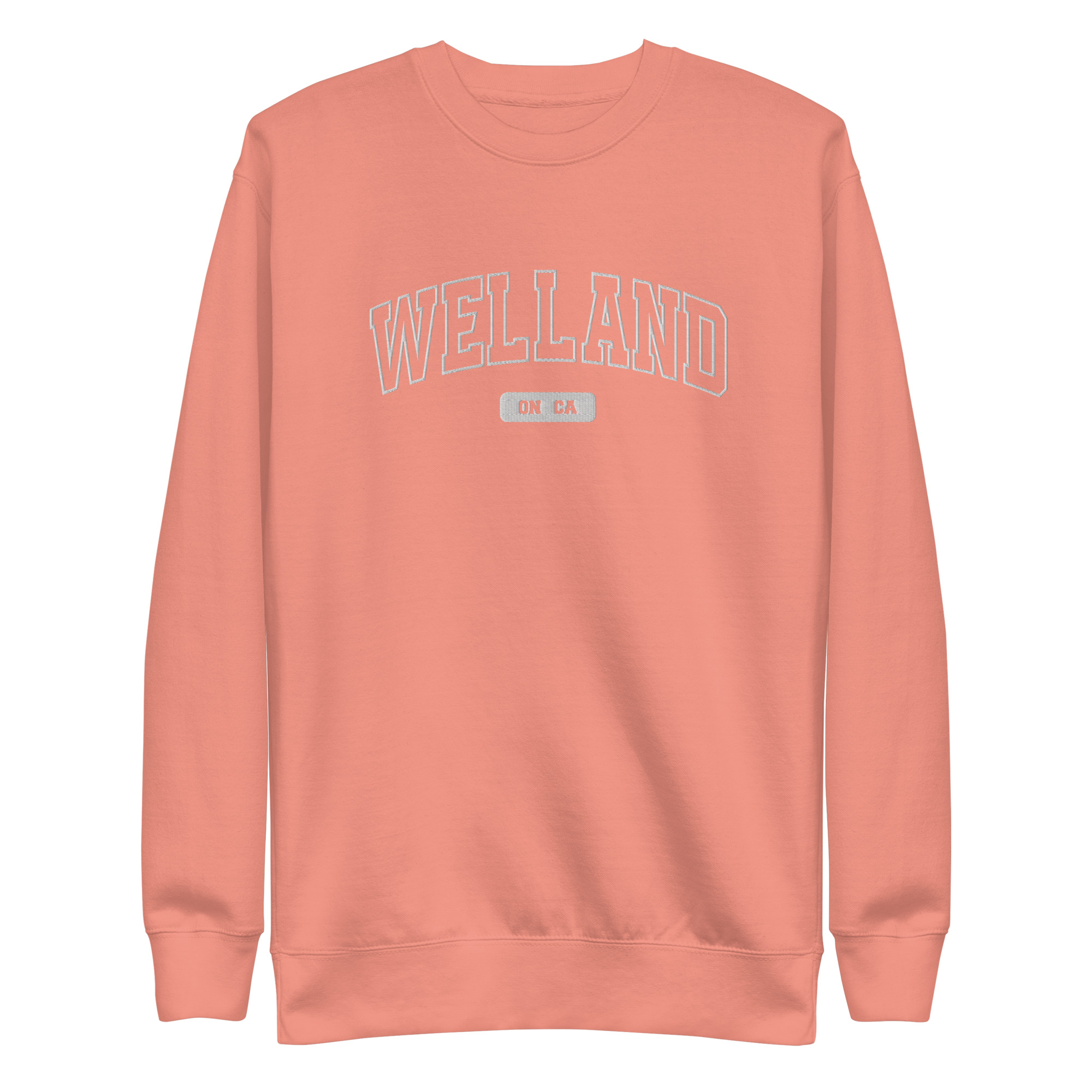 Unisex Welland, Ontario Embroidered Premium Sweatshirt - Image 5