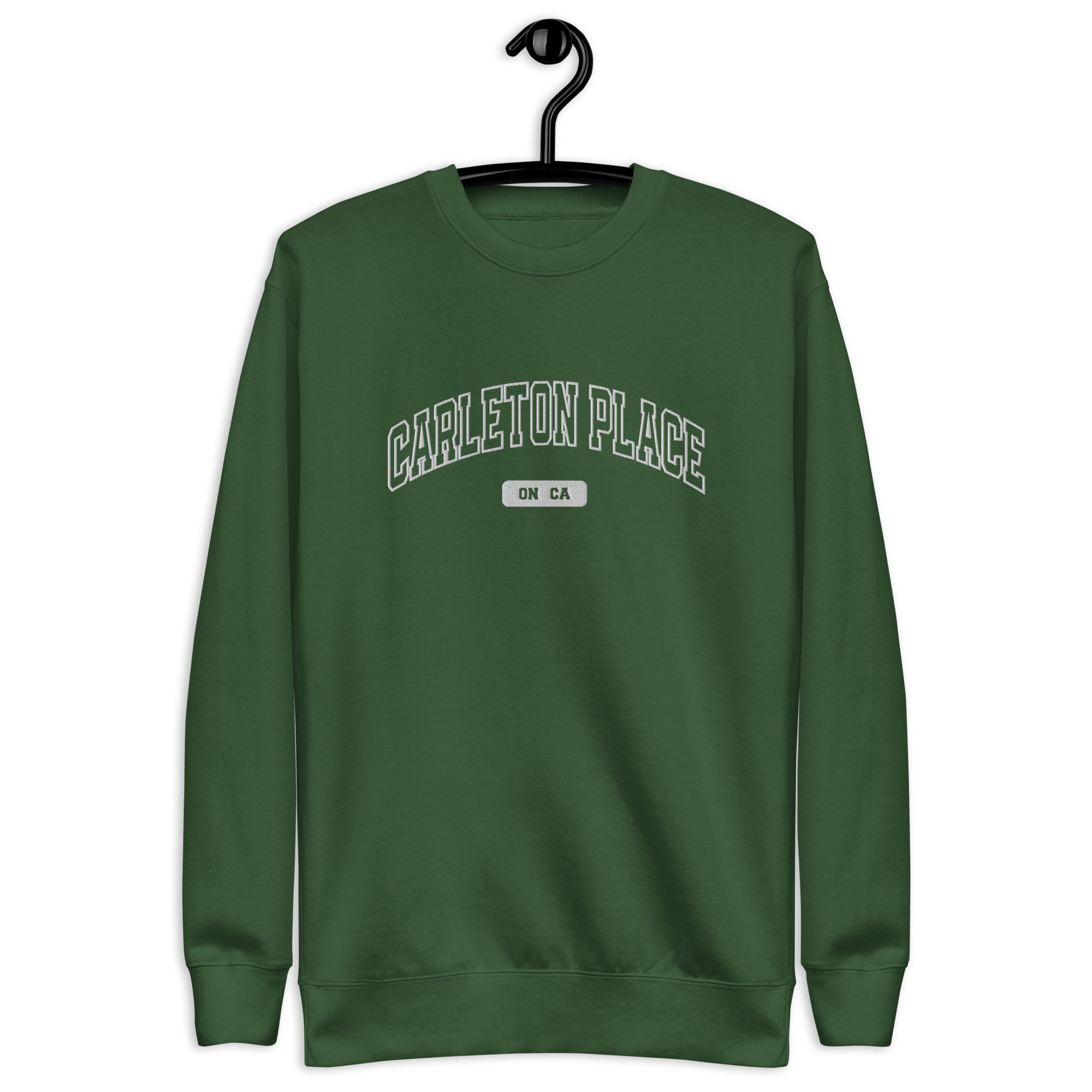 Unisex Carleton Place, Ontario Embroidered Premium Sweatshirt - Image 4