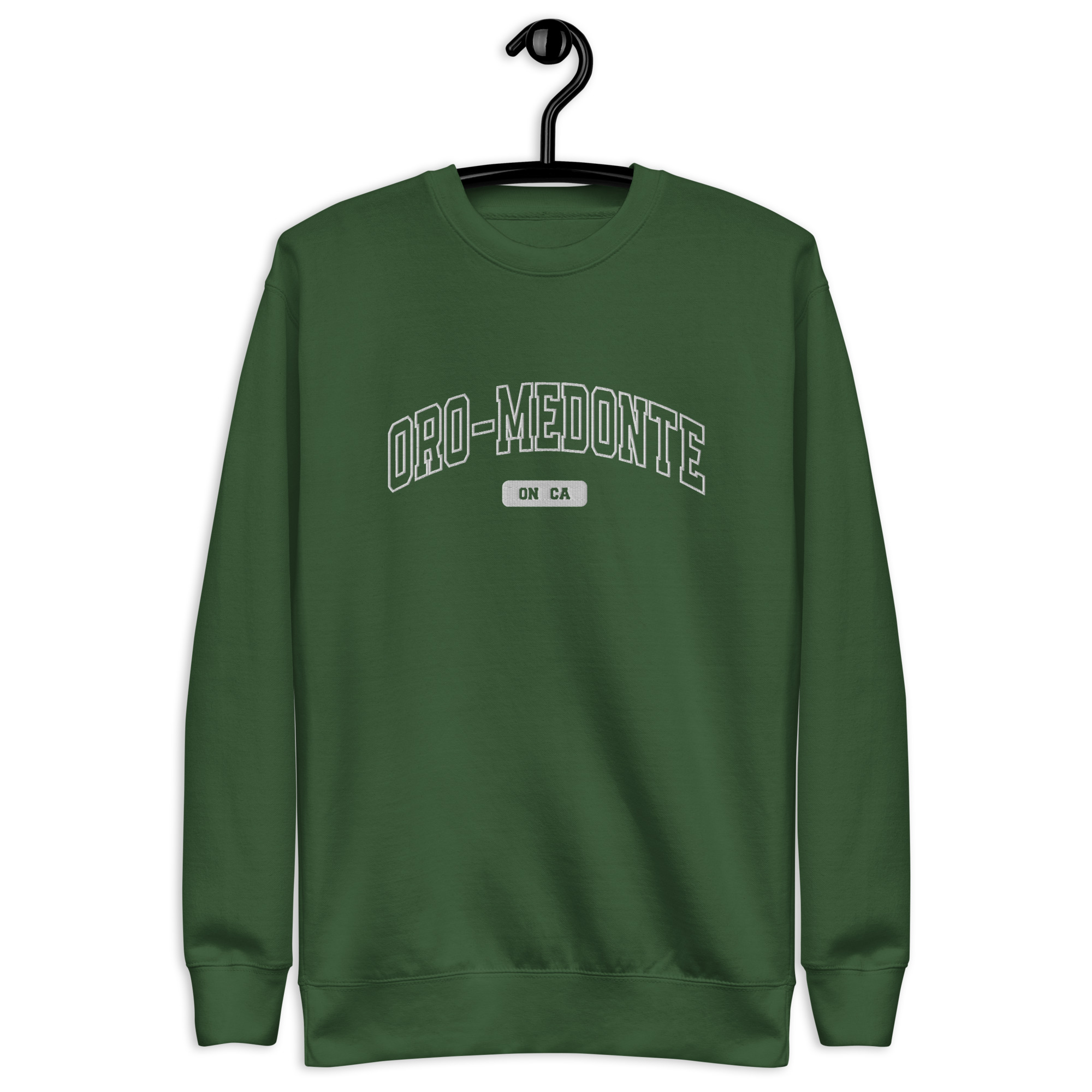 Unisex Oro-Medonte, Ontario Embroidered Premium Sweatshirt - Image 4