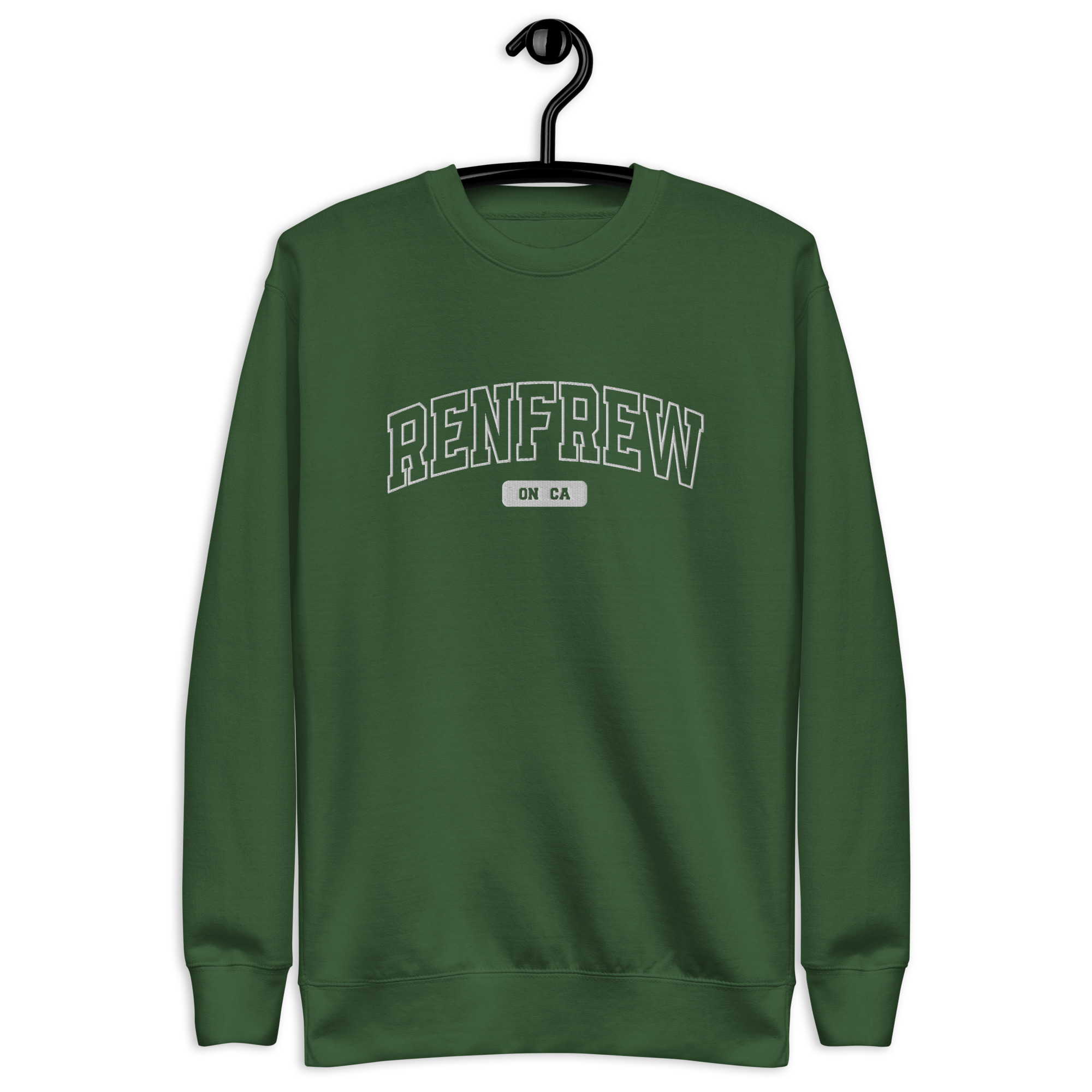 Unisex Renfrew, Ontario Embroidered Premium Sweatshirt - Image 4