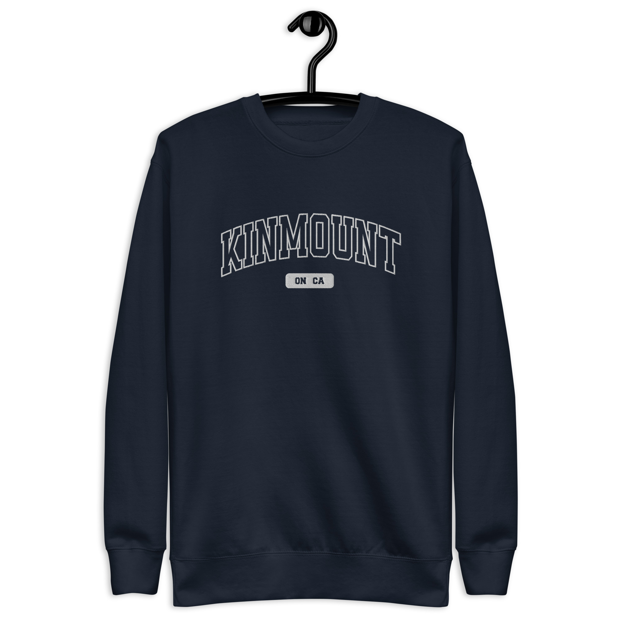 Unisex Kinmount, Ontario Embroidered Premium Sweatshirt - Image 2