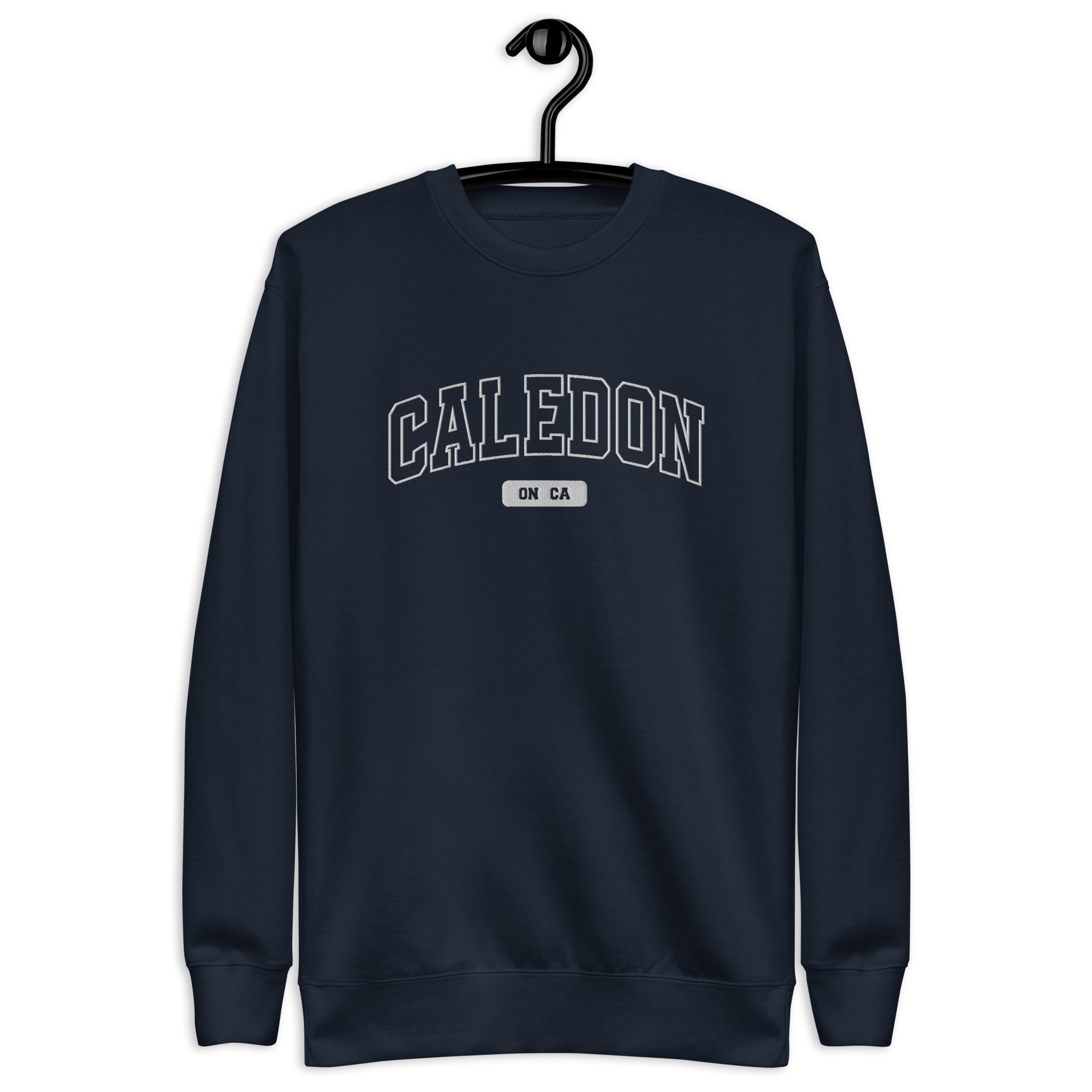 Unisex Caledon, Ontario Embroidered Premium Sweatshirt - Image 2