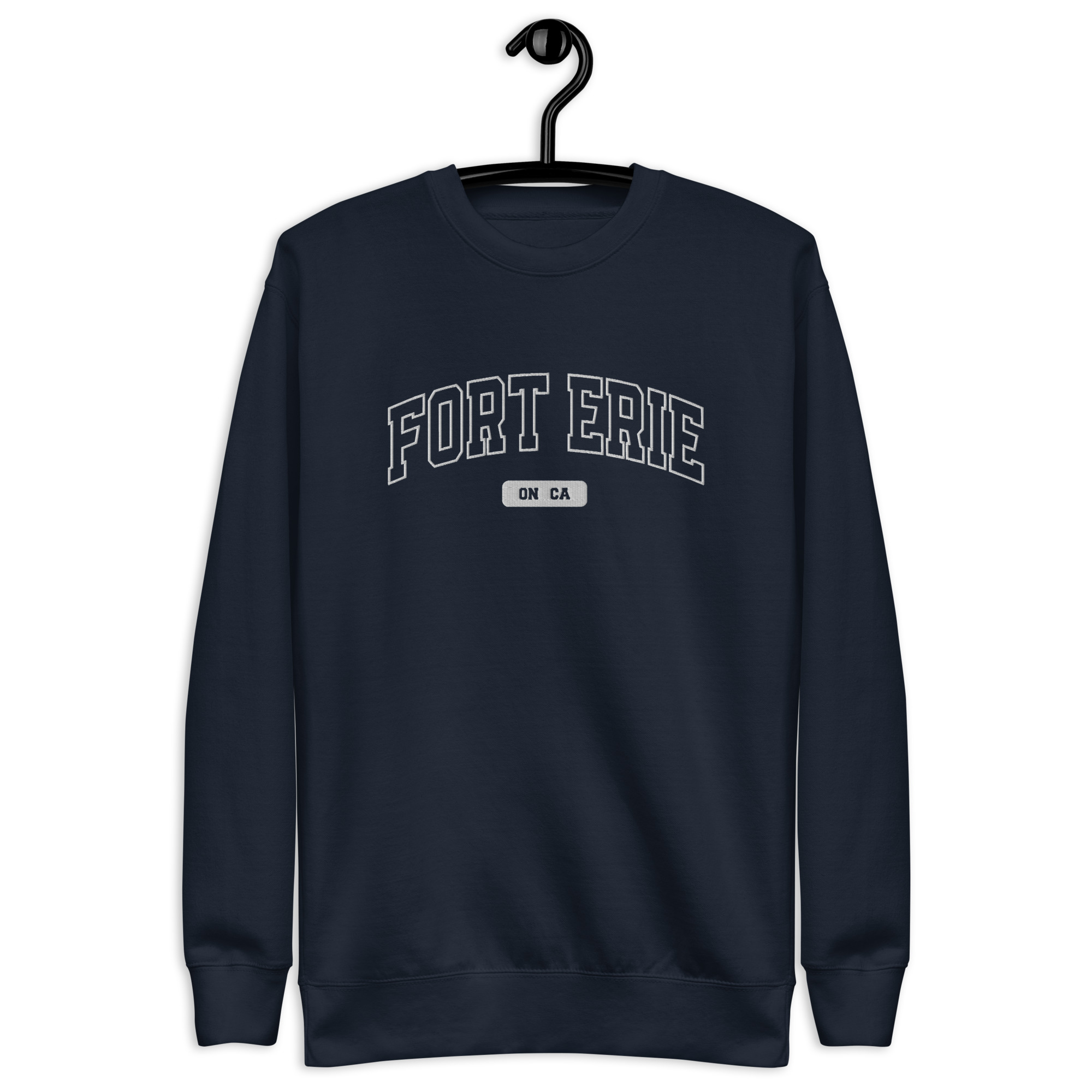 Unisex Fort Erie, Ontario Embroidered Premium Sweatshirt - Image 2