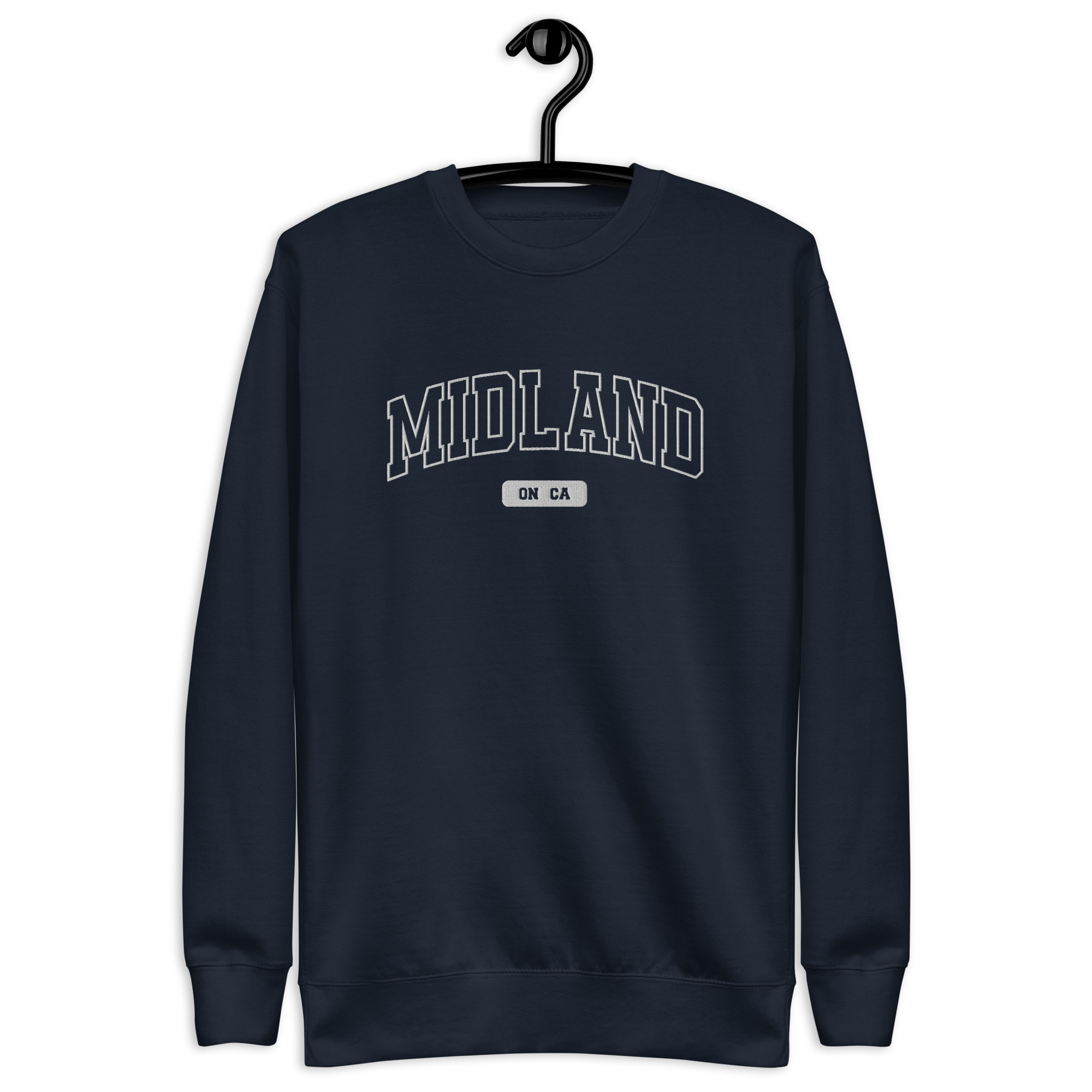 Unisex Midland, Ontario Embroidered Premium Sweatshirt - Image 2