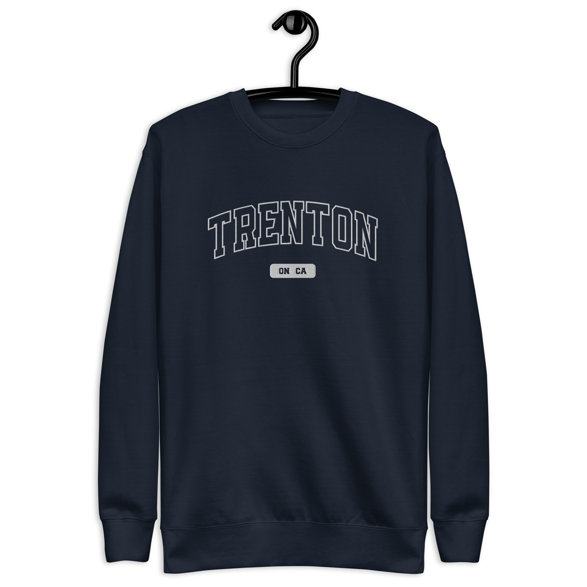 Unisex Trenton, Ontario Embroidered Premium Sweatshirt - Image 2
