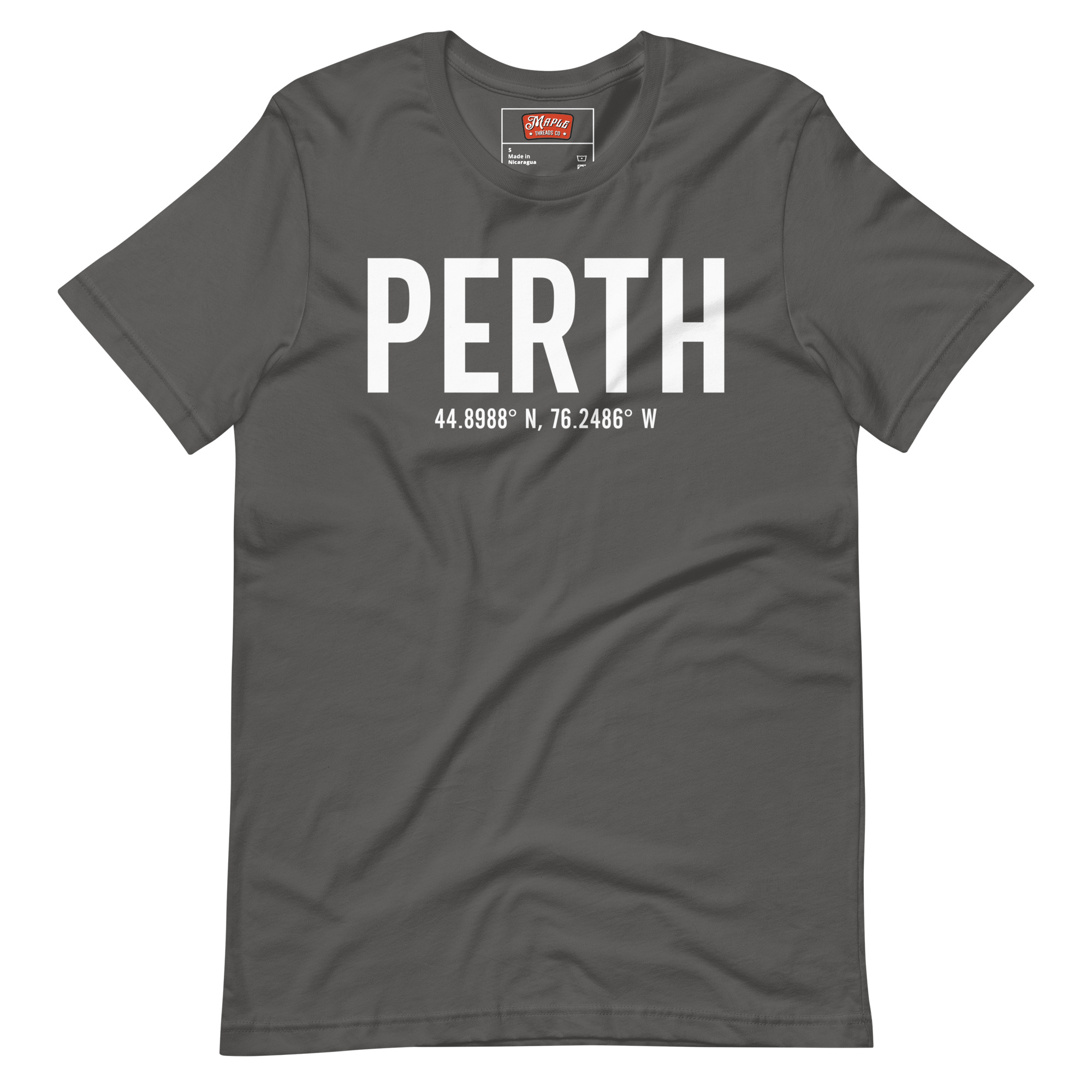 Unisex Perth, Ontario Coordinates T-Shirt - Image 5