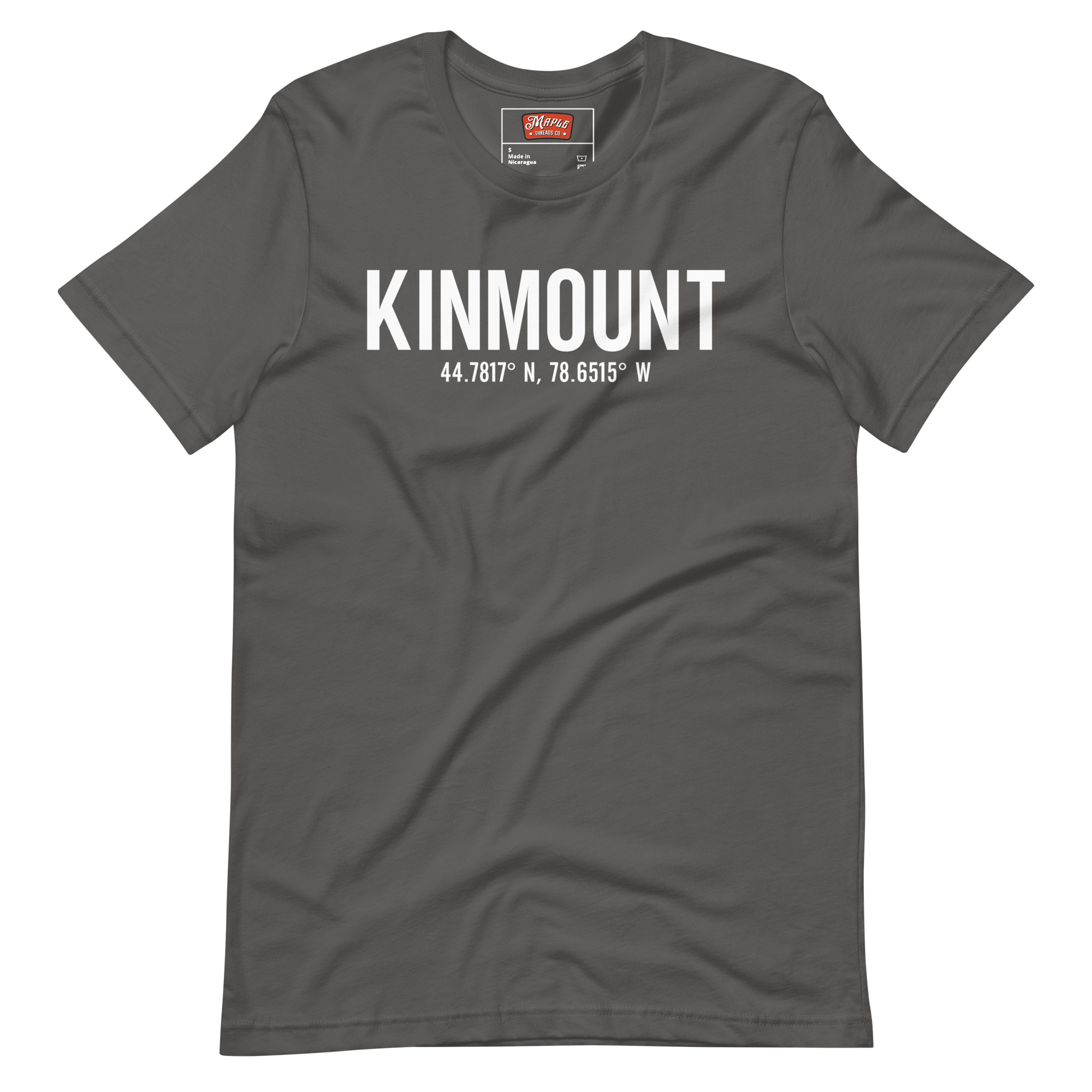 Unisex Kinmount, Ontario Coordinates T-Shirt - Image 9