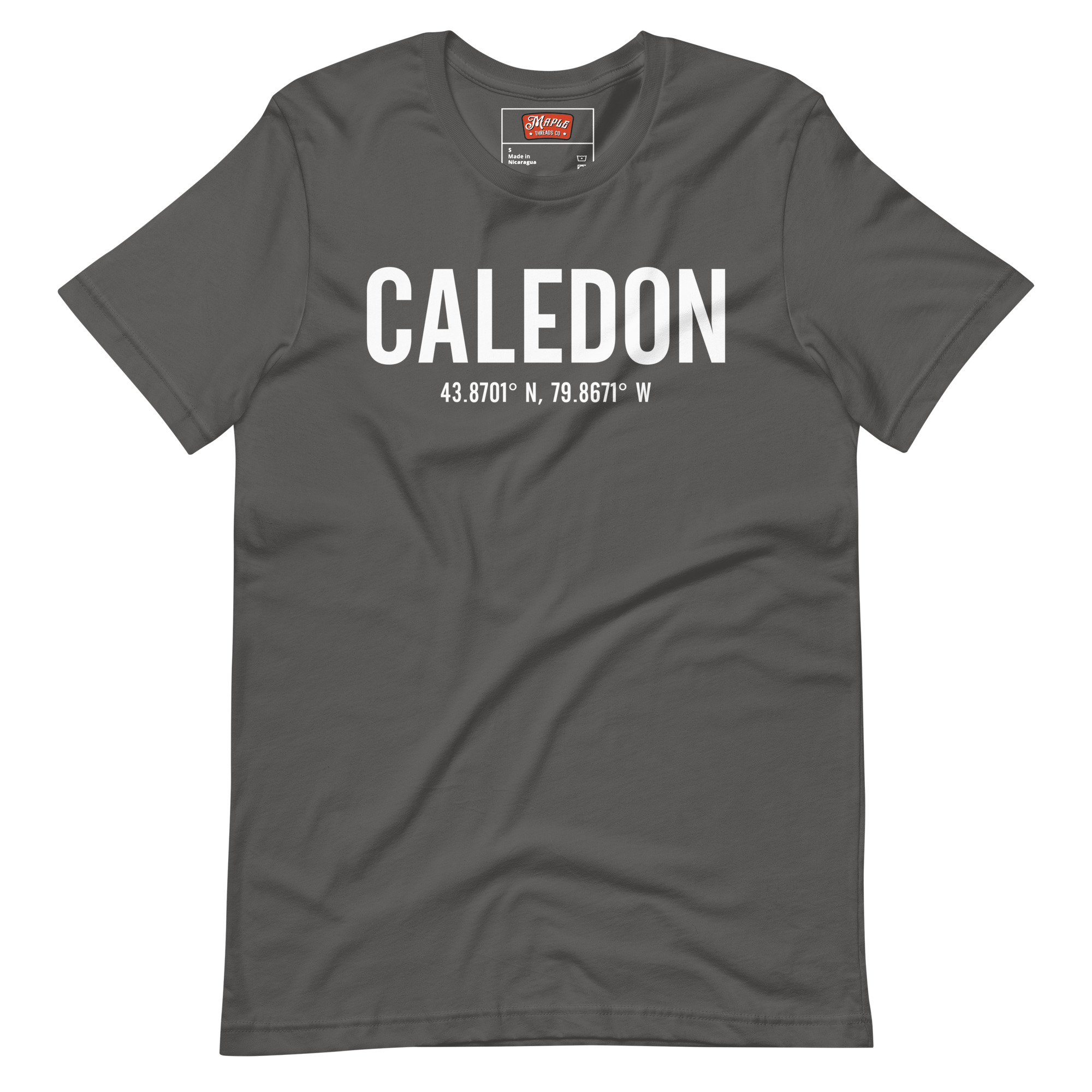 Unisex Caledon, Ontario Coordinates T-Shirt - Image 5