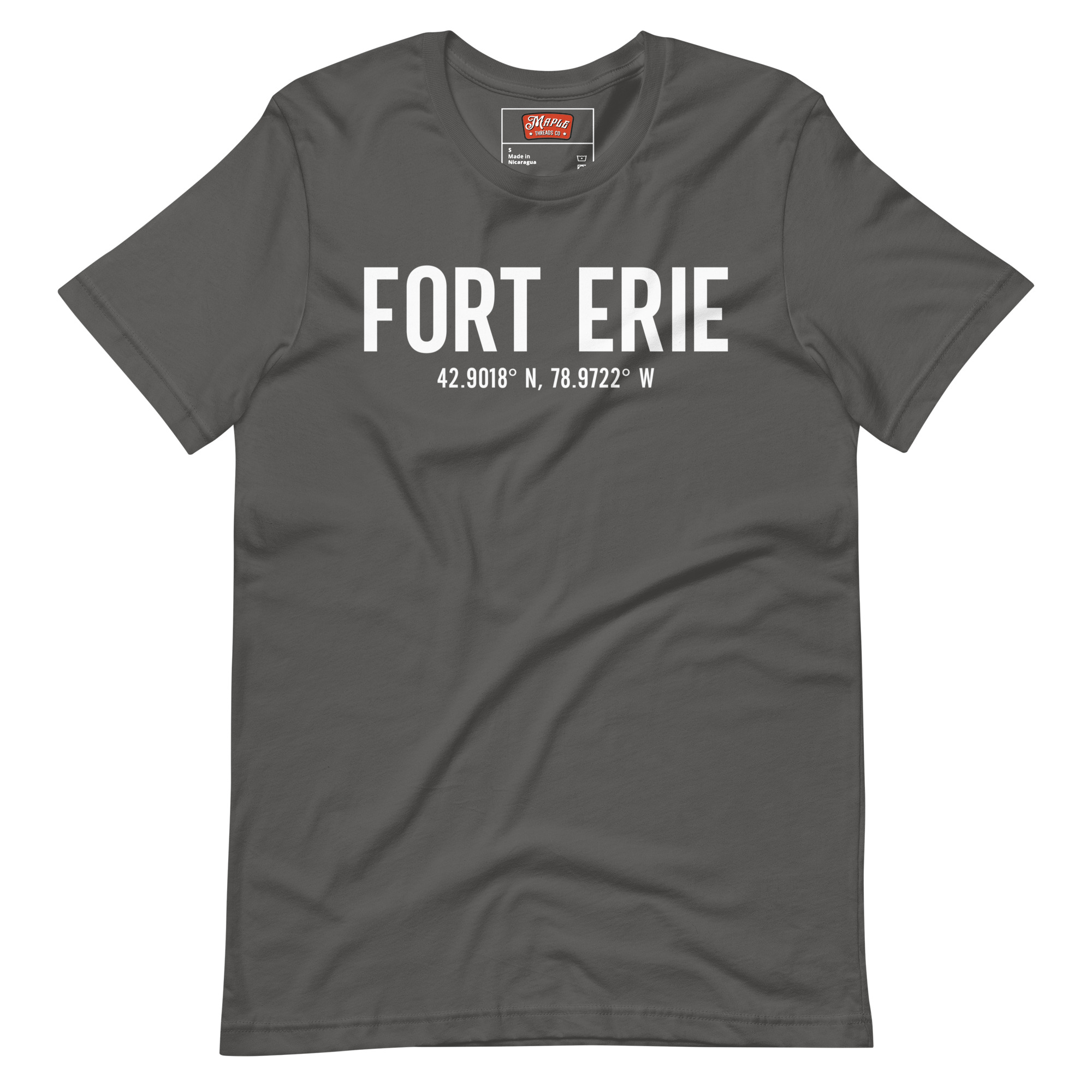 Unisex Fort Erie, Ontario Coordinates T-Shirt - Image 5
