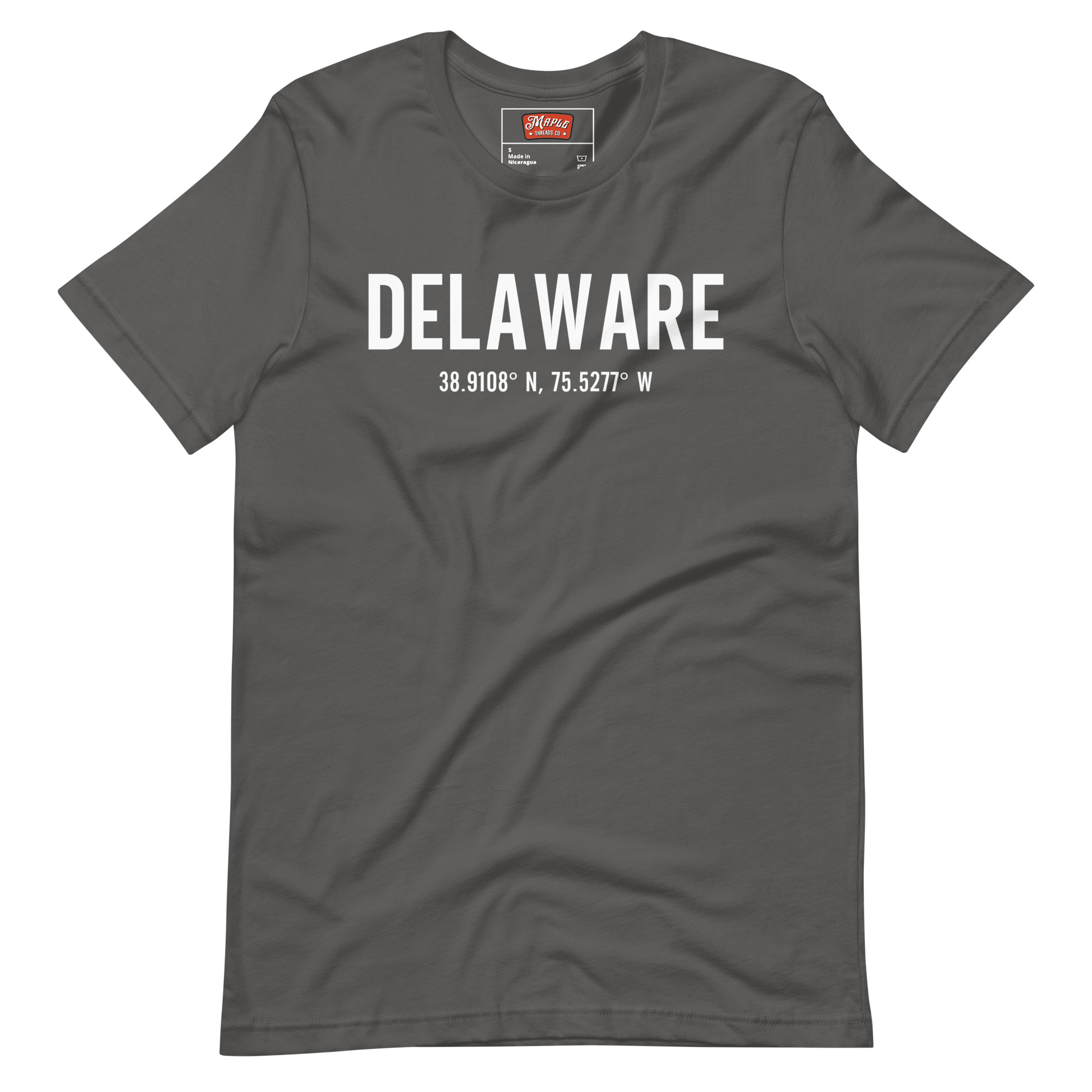 Unisex Delaware, Ontario Coordinates T-Shirt - Image 5