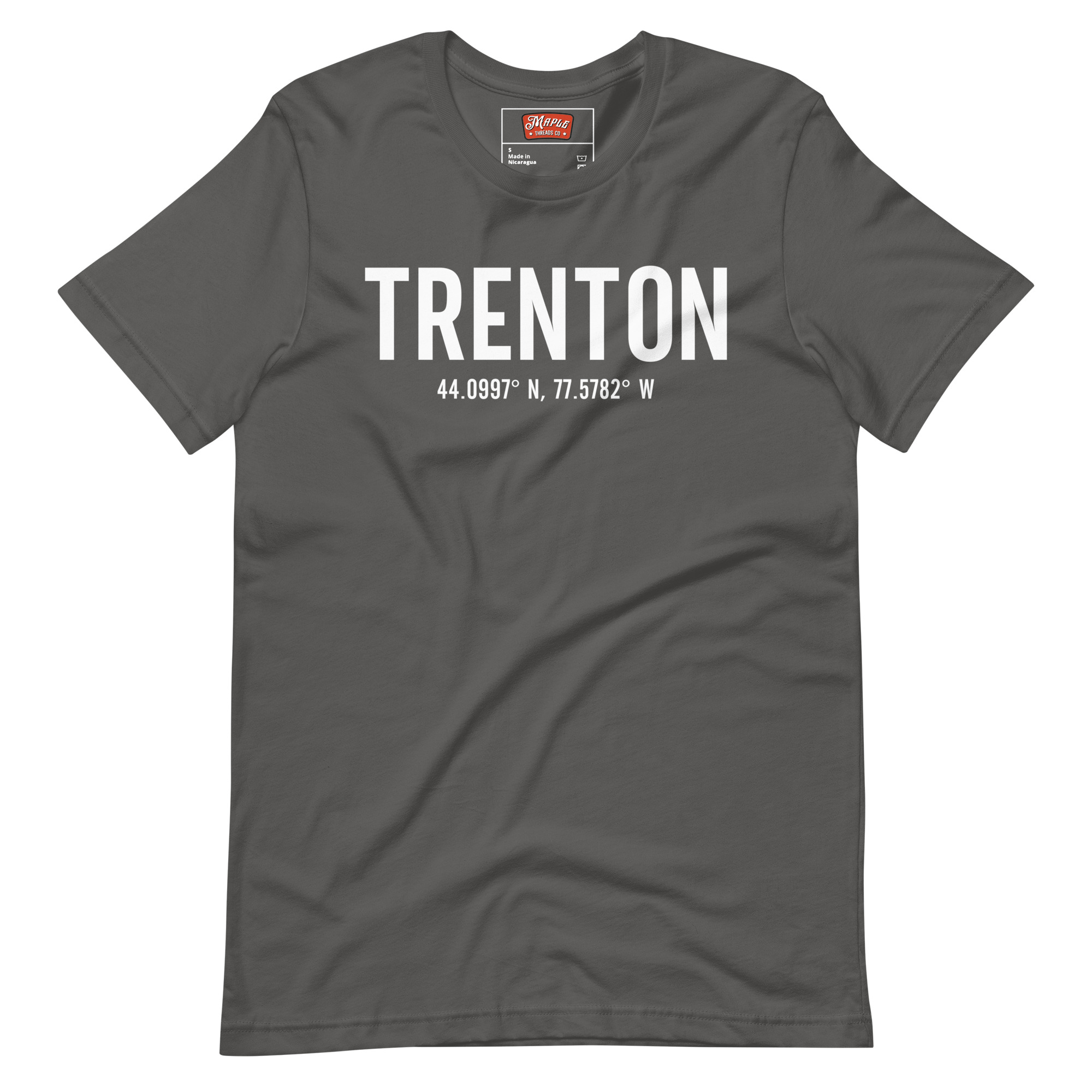 Unisex Trenton, Ontario Coordinates T-Shirt - Image 5