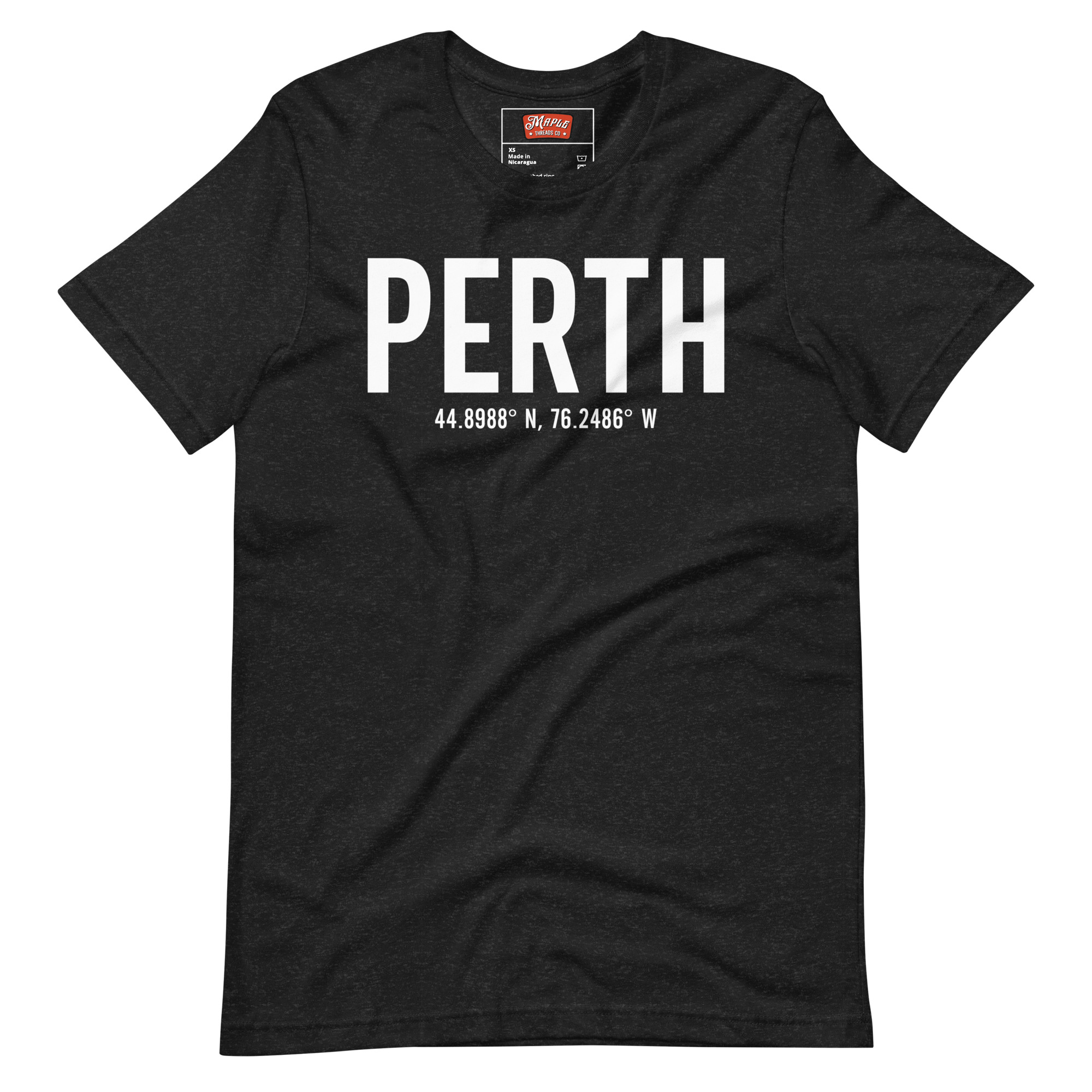 Unisex Perth, Ontario Coordinates T-Shirt
