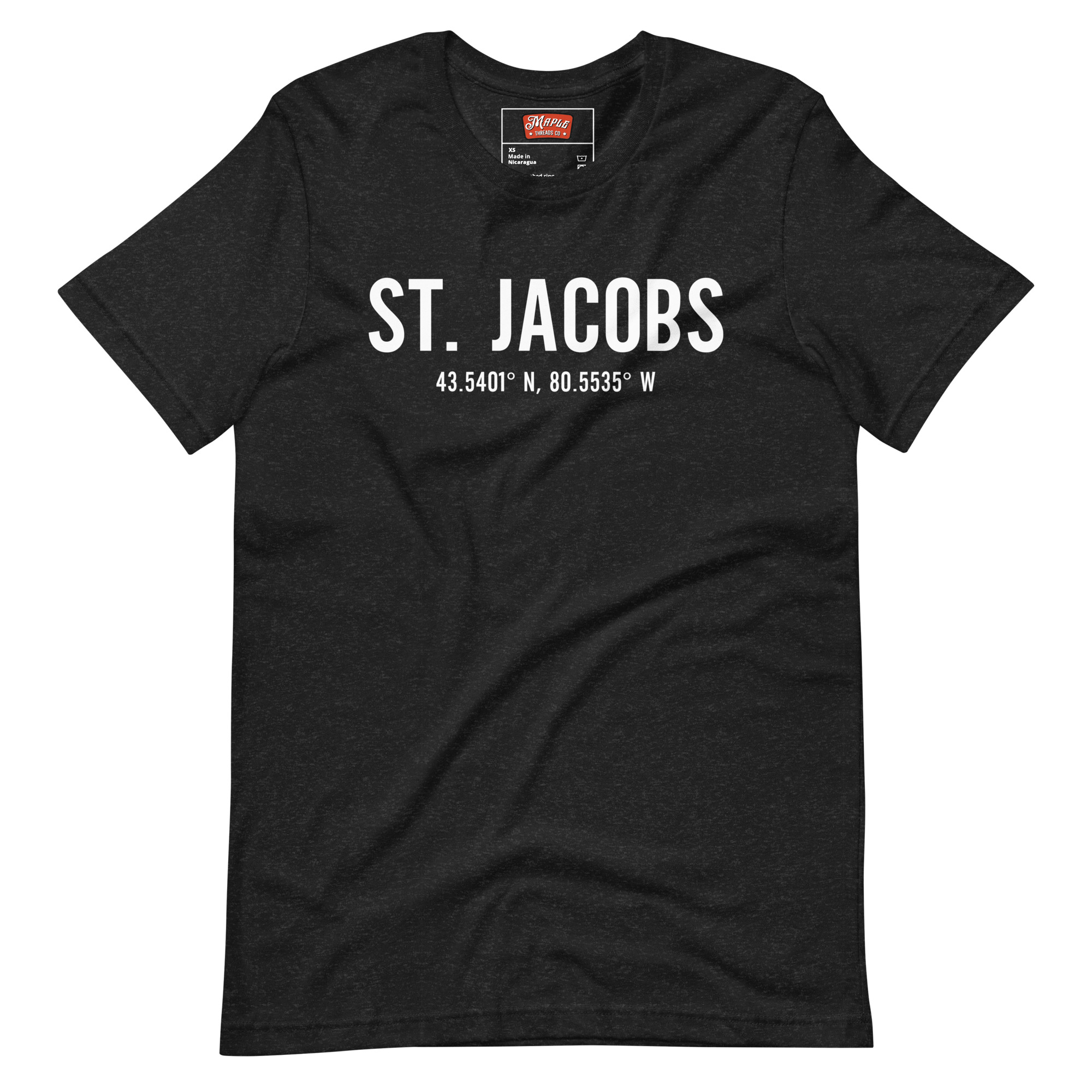 Unisex St Jacobs, Ontario Coordinates T-Shirt