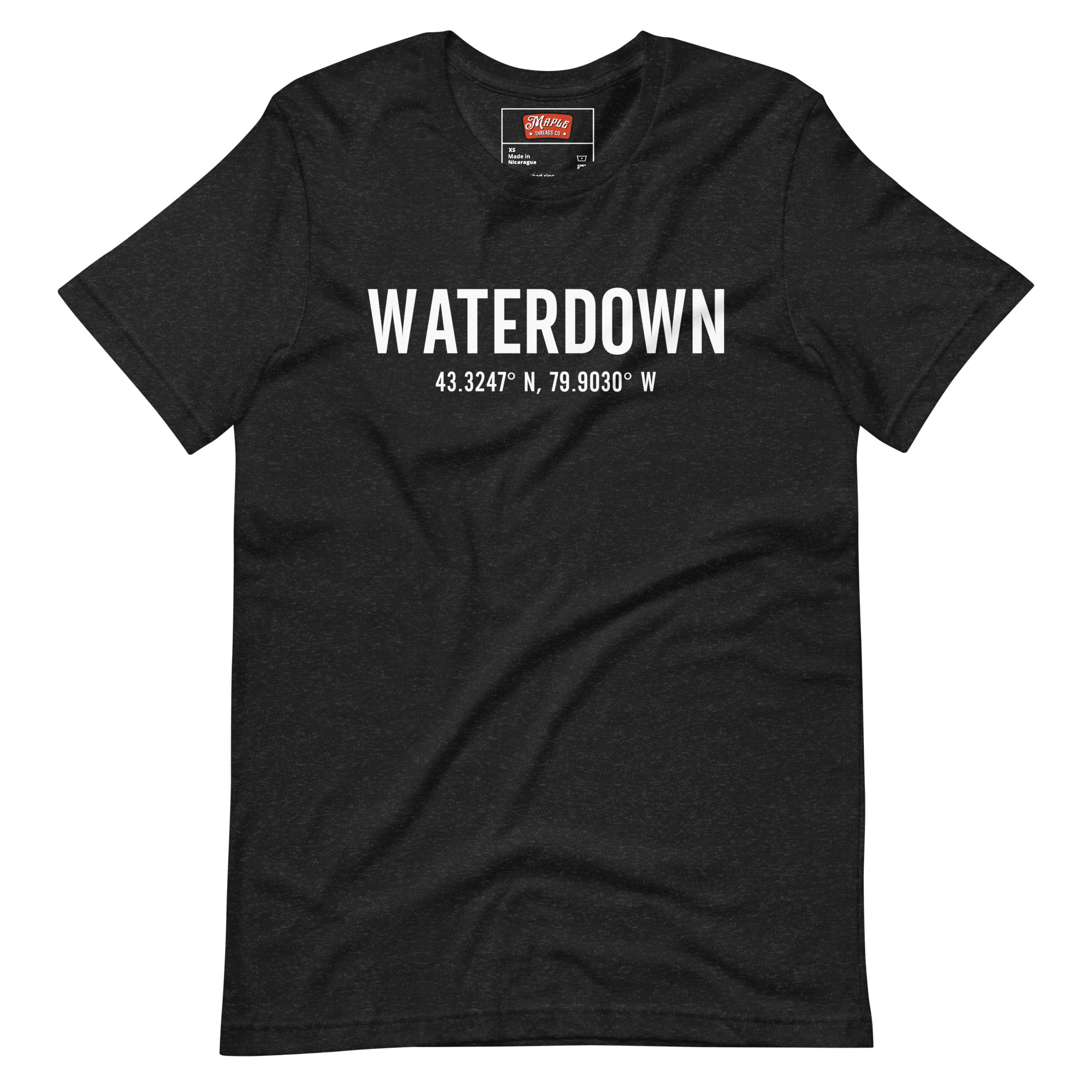 Unisex Waterdown, Ontario Coordinates T-Shirt
