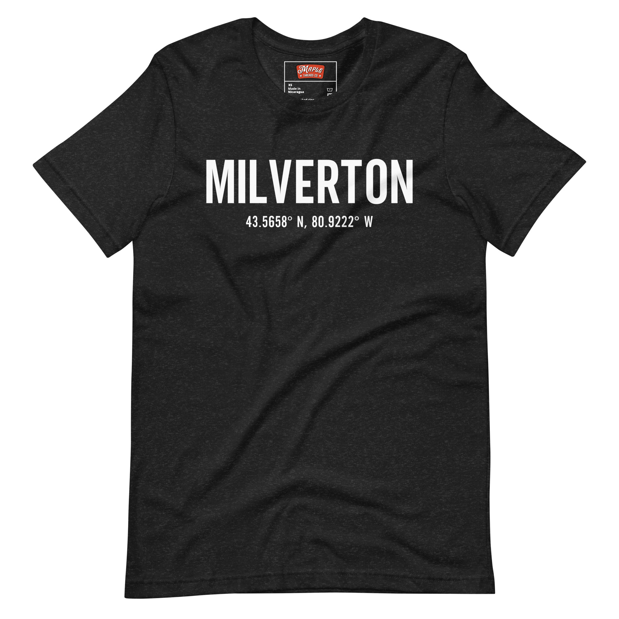 Unisex Milverton, Ontario Coordinates T-Shirt