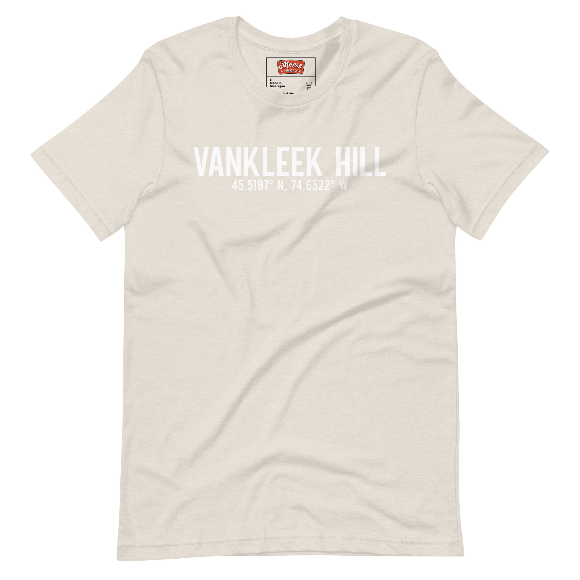 Unisex Vankleek Hill, Ontario Coordinates T-Shirt - Image 10