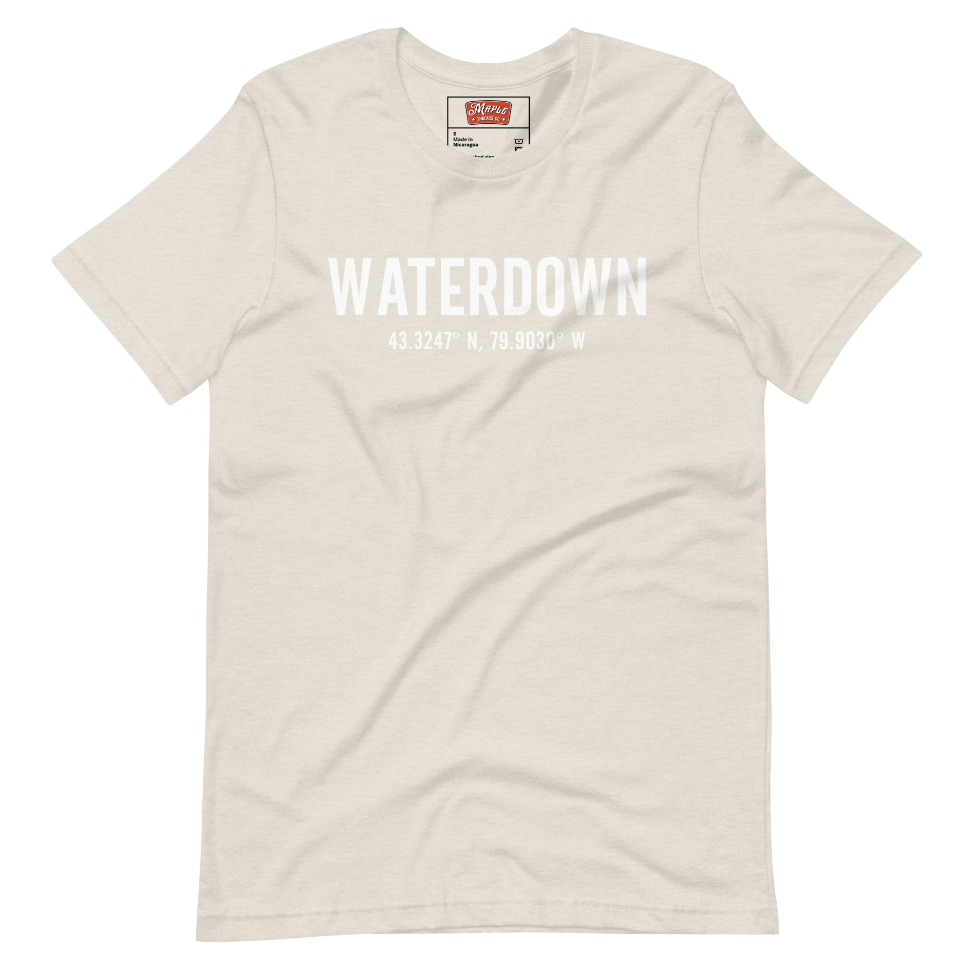 Unisex Waterdown, Ontario Coordinates T-Shirt - Image 10